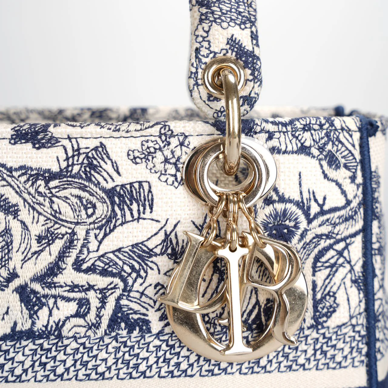 used-Christian Dior Lady Dior D-Lite Bag Medium-MILOURA