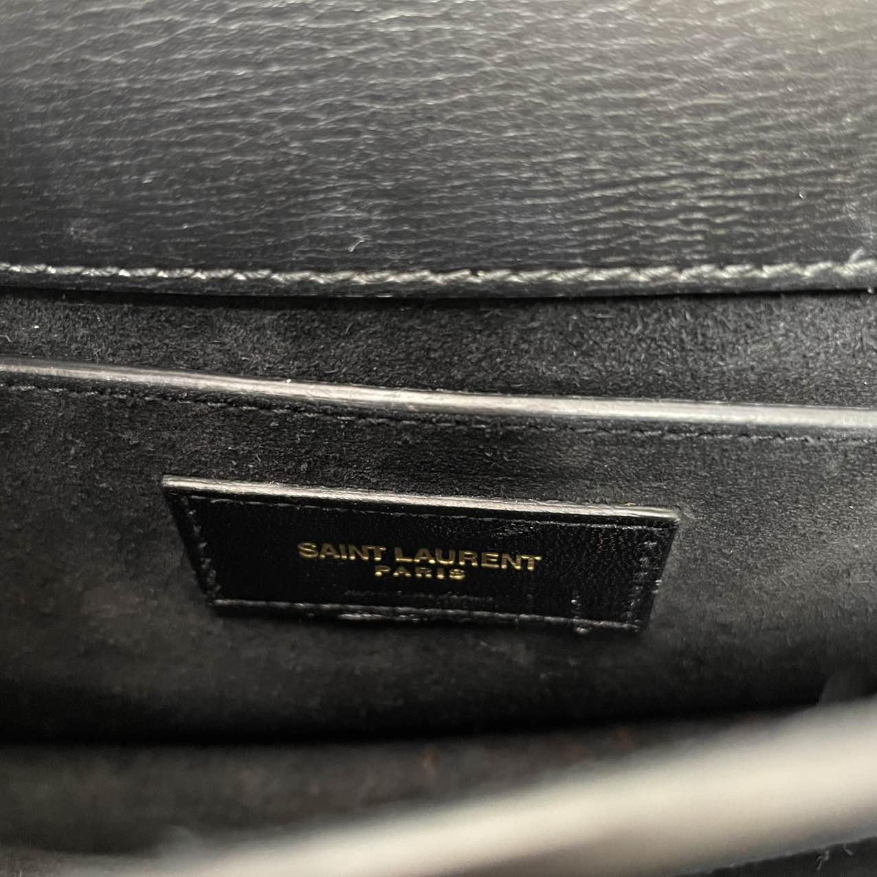 Saint Laurent Medium Monogram Sunset Calfskin Black 2018