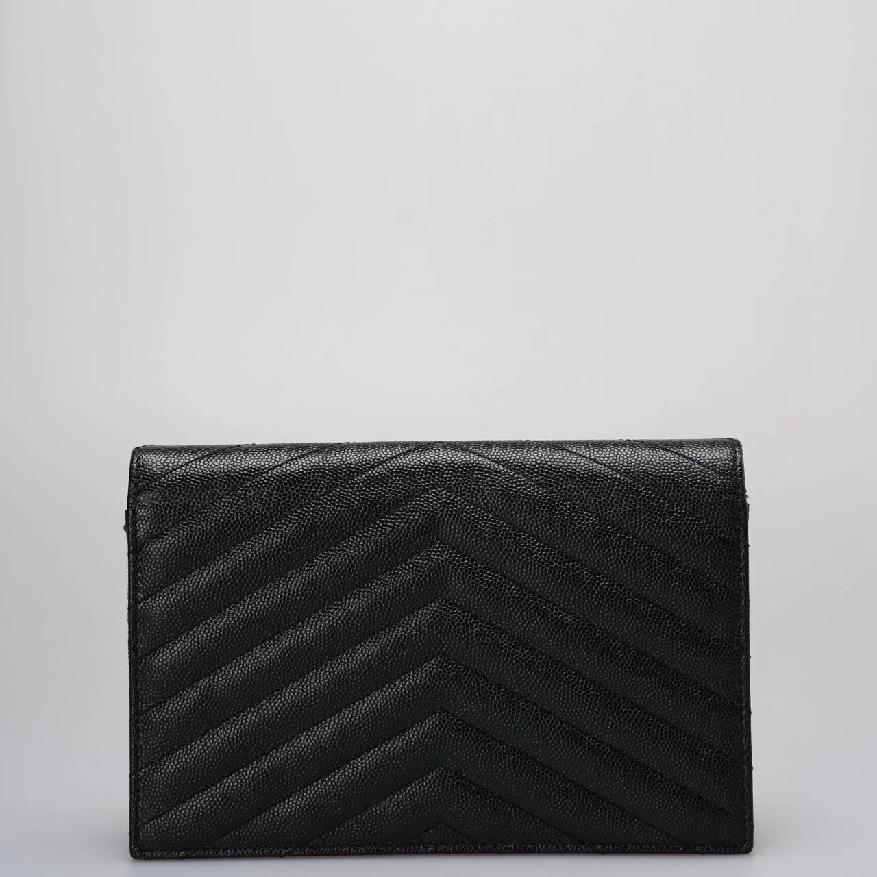 used-Saint Laurent Monogram Small Wallet on Chain Bag In Black with Gold Hardware-MILOURA