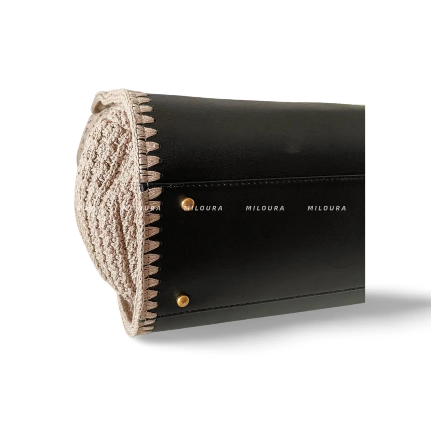 used-Chanel Black Large Deauville Tote Bag in Calfskin Leather Limited Edition-MILOURA