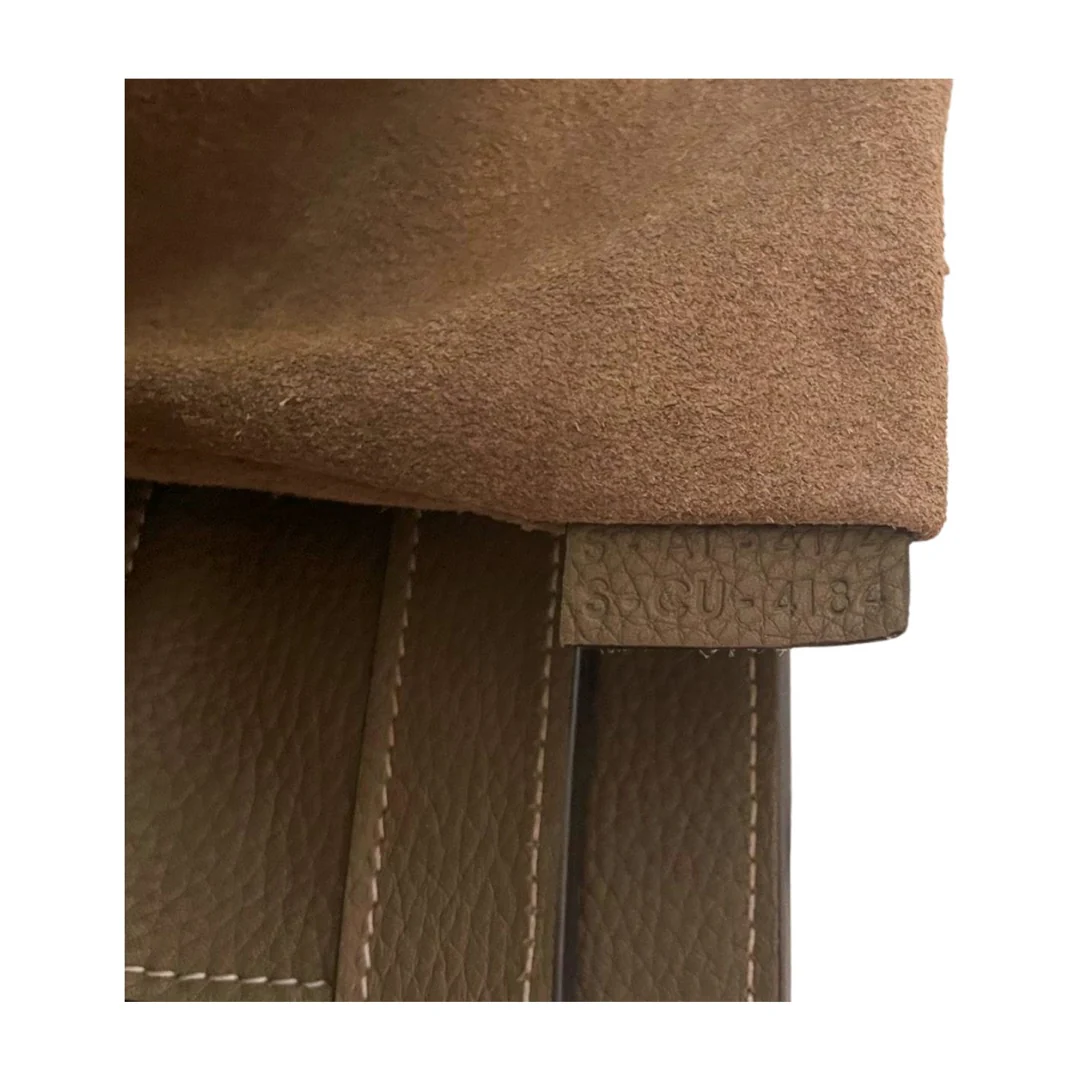 used-CELINE Micro Luggage leather handbag in Grey-MILOURA