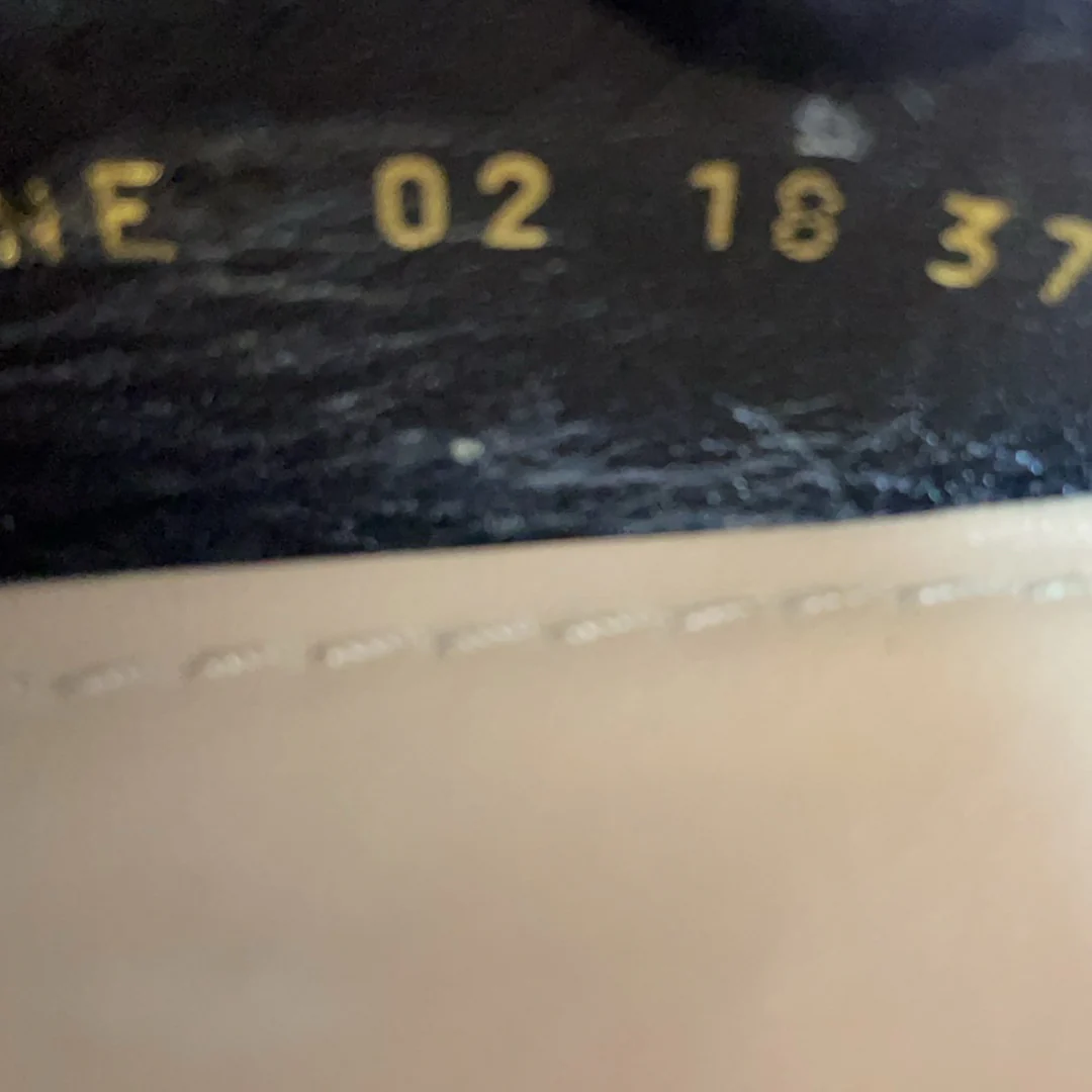 Christian Dior Calfskin Ribbon Checker Print J'Adior SlingBack Flats In Black and White Size 37