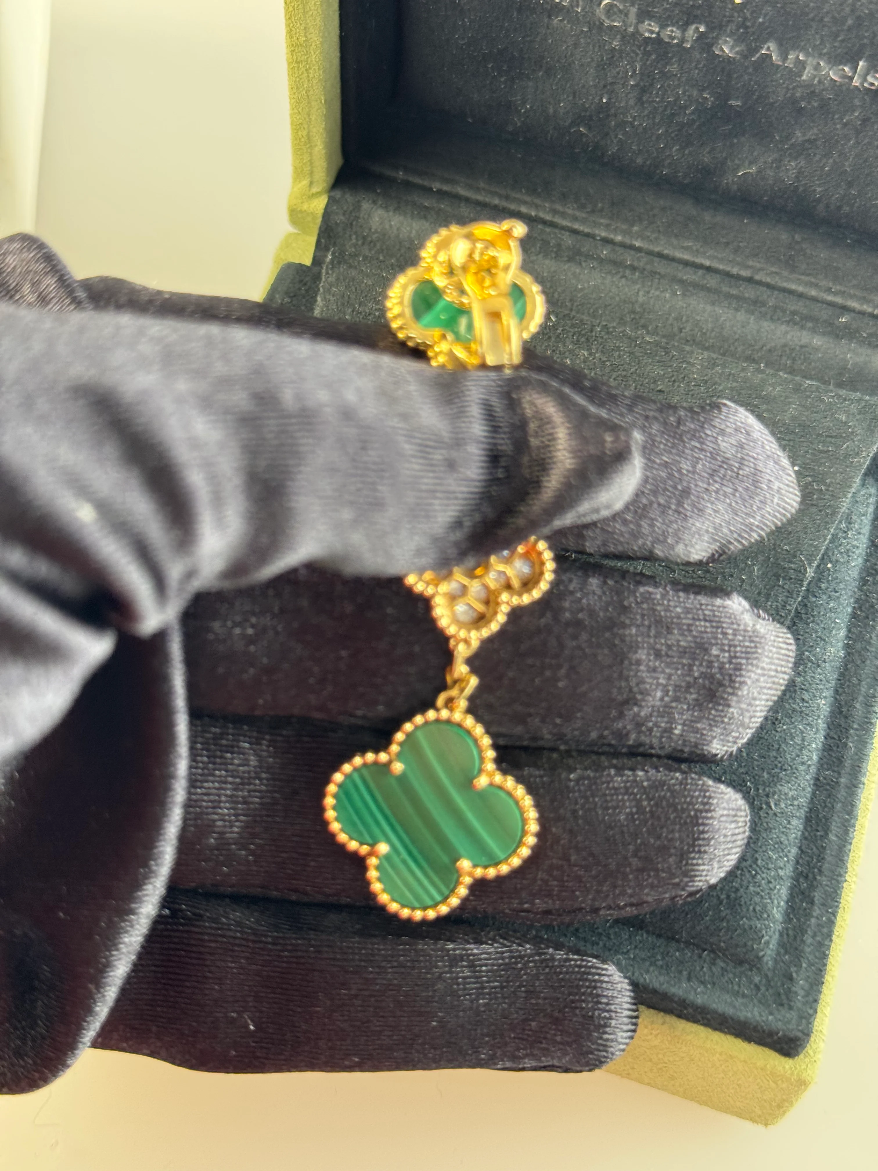 used-Van Cleef & Arpels Magic Alhambra earrings 3 motifs-MILOURA