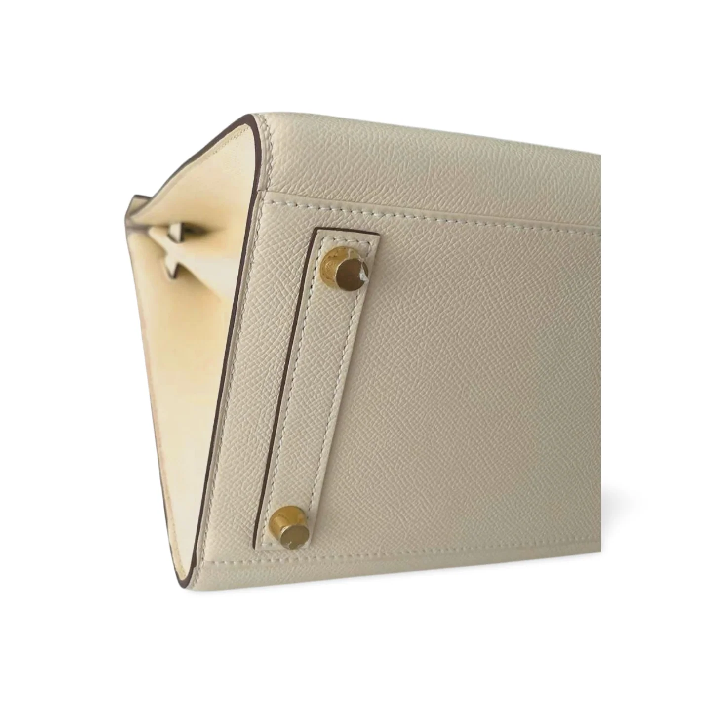 used-Hermes Birkin Bag 30cm Sellier in Nata Epsom Leather gold Hardware-MILOURA