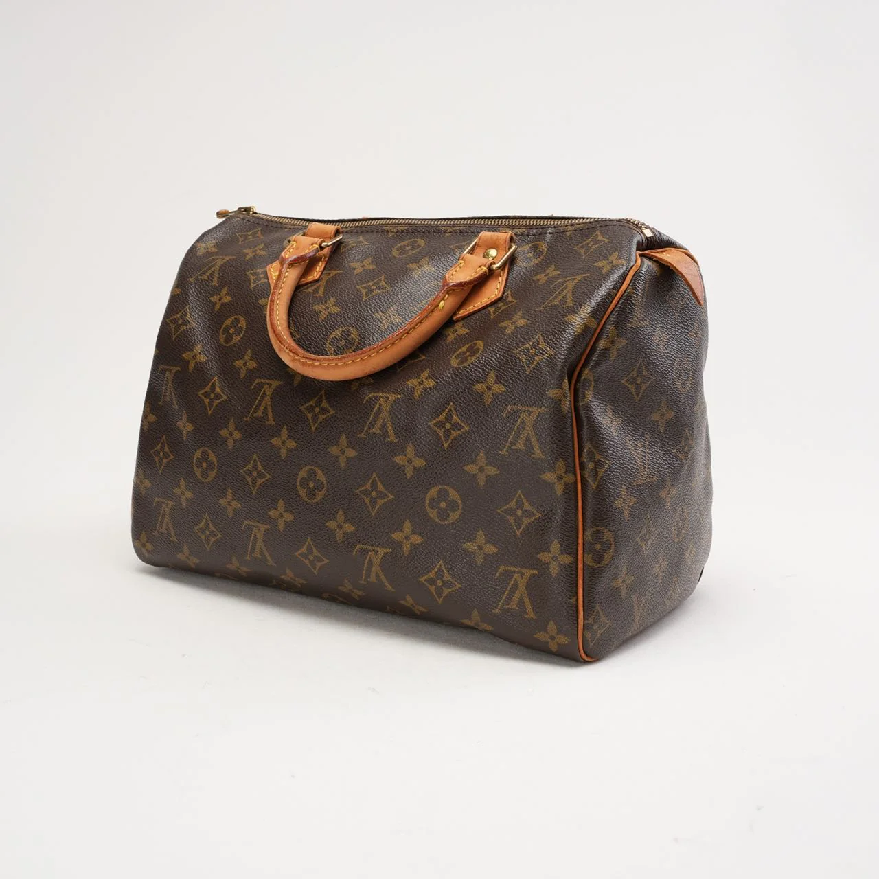 Louis Vuitton Vintage Damier Ebene Speedy 30 Brown 2002
