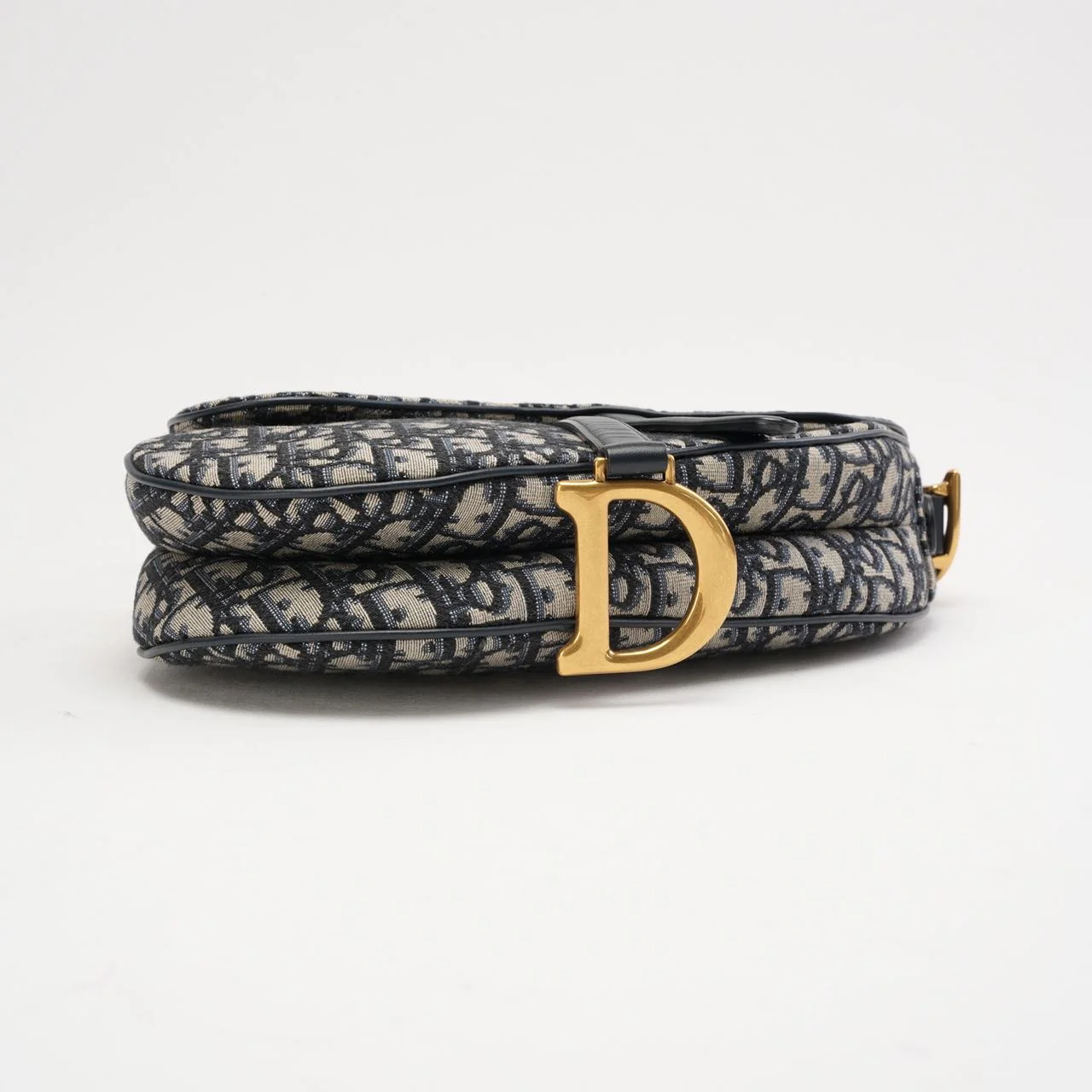 Dior Saddle Medium Canvas Blue / White 2020