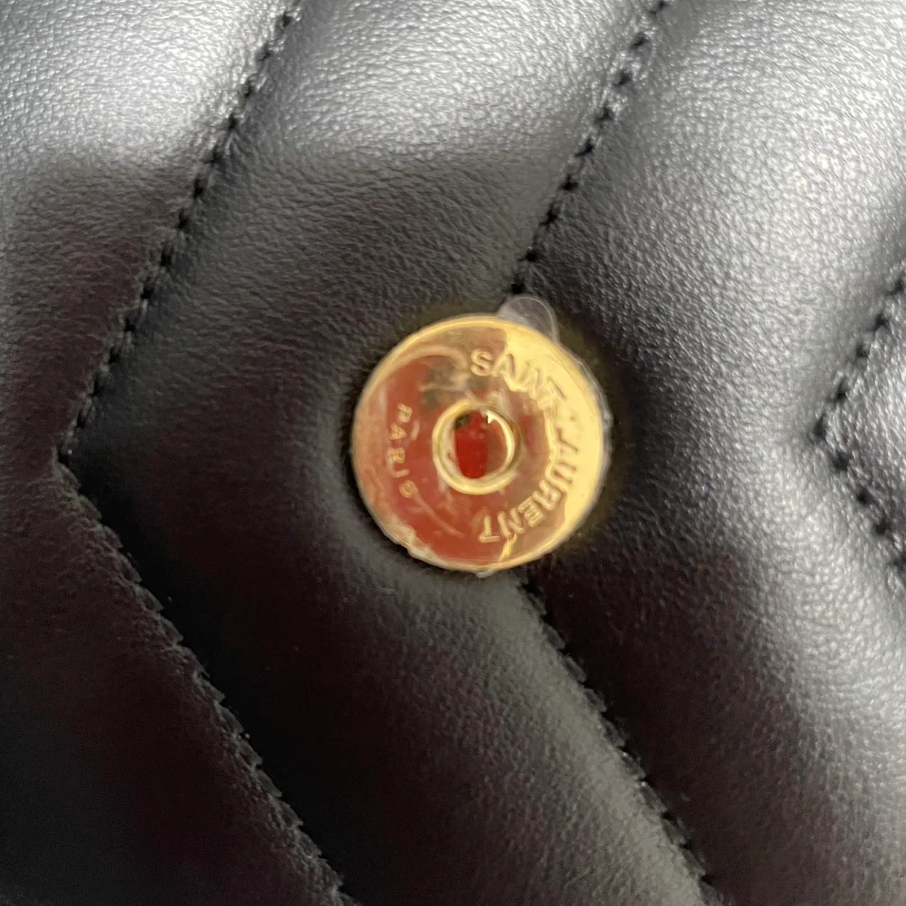 Saint Laurent Small LouLou Leather Black 2023