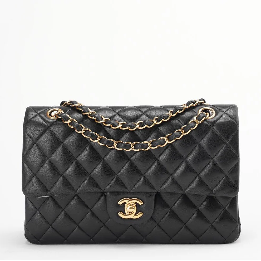 Sac Chanel Classique Double Rabat Noir Moyen