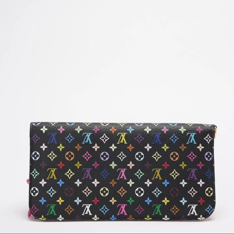 Louis Vuitton Black Monogram Insolite Wallet Multicolor