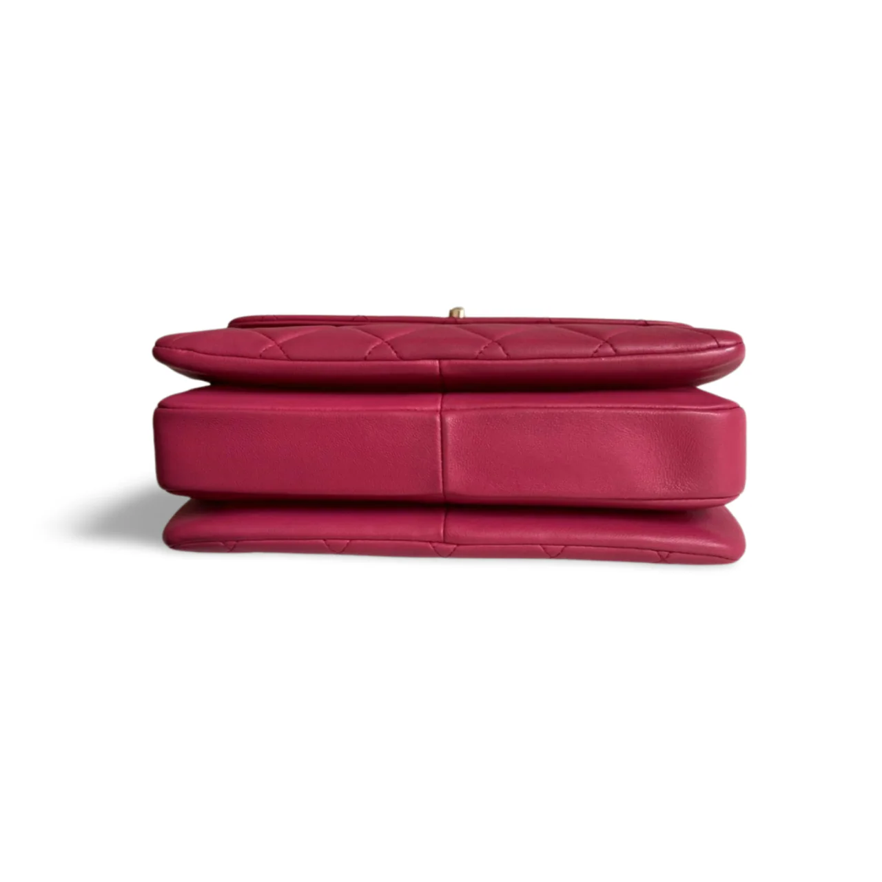 used-Chanel Trendy CC Bag Small hot pink Gold Hardware-MILOURA