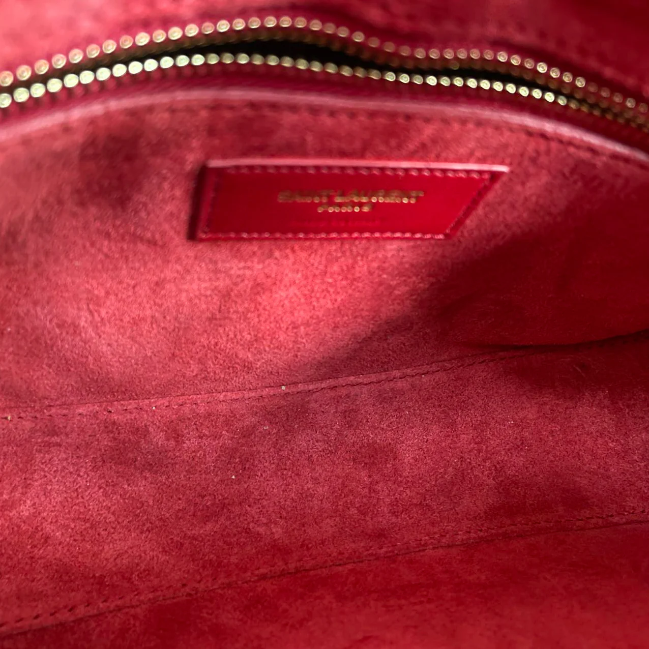 used-Saint Laurent Le 5 À 7 Logo Plaque Hobo Bag-MILOURA