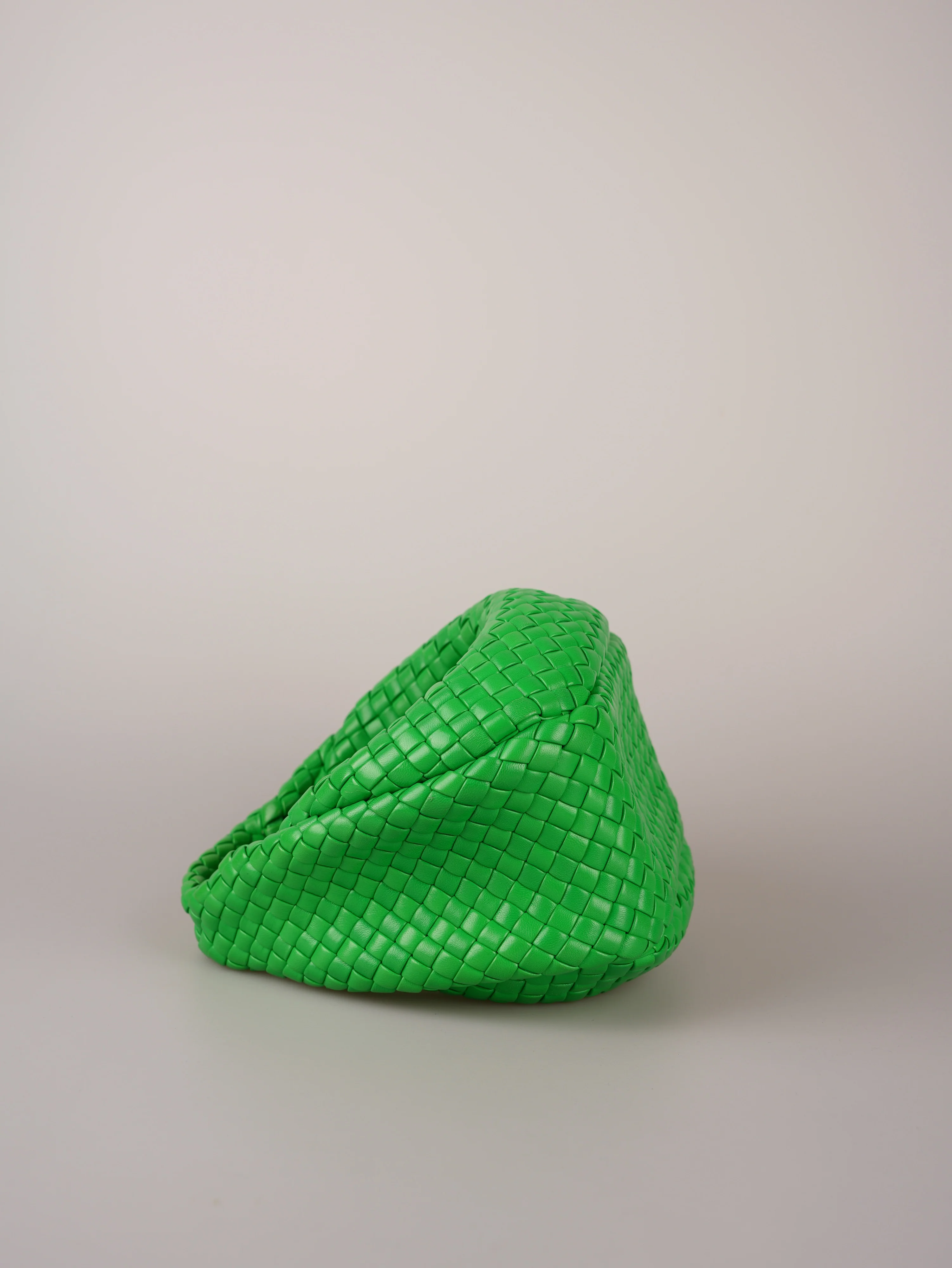 used-Bottega Veneta Teen Jodie Bag Leather Green Medium-MILOURA