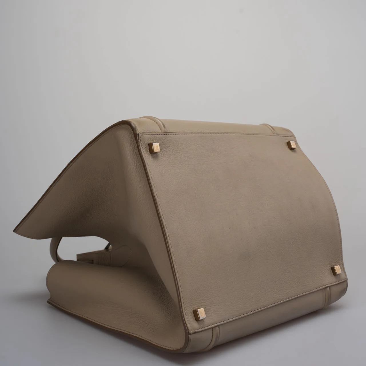 used-Celine Gray Luggage Tote Bag-MILOURA