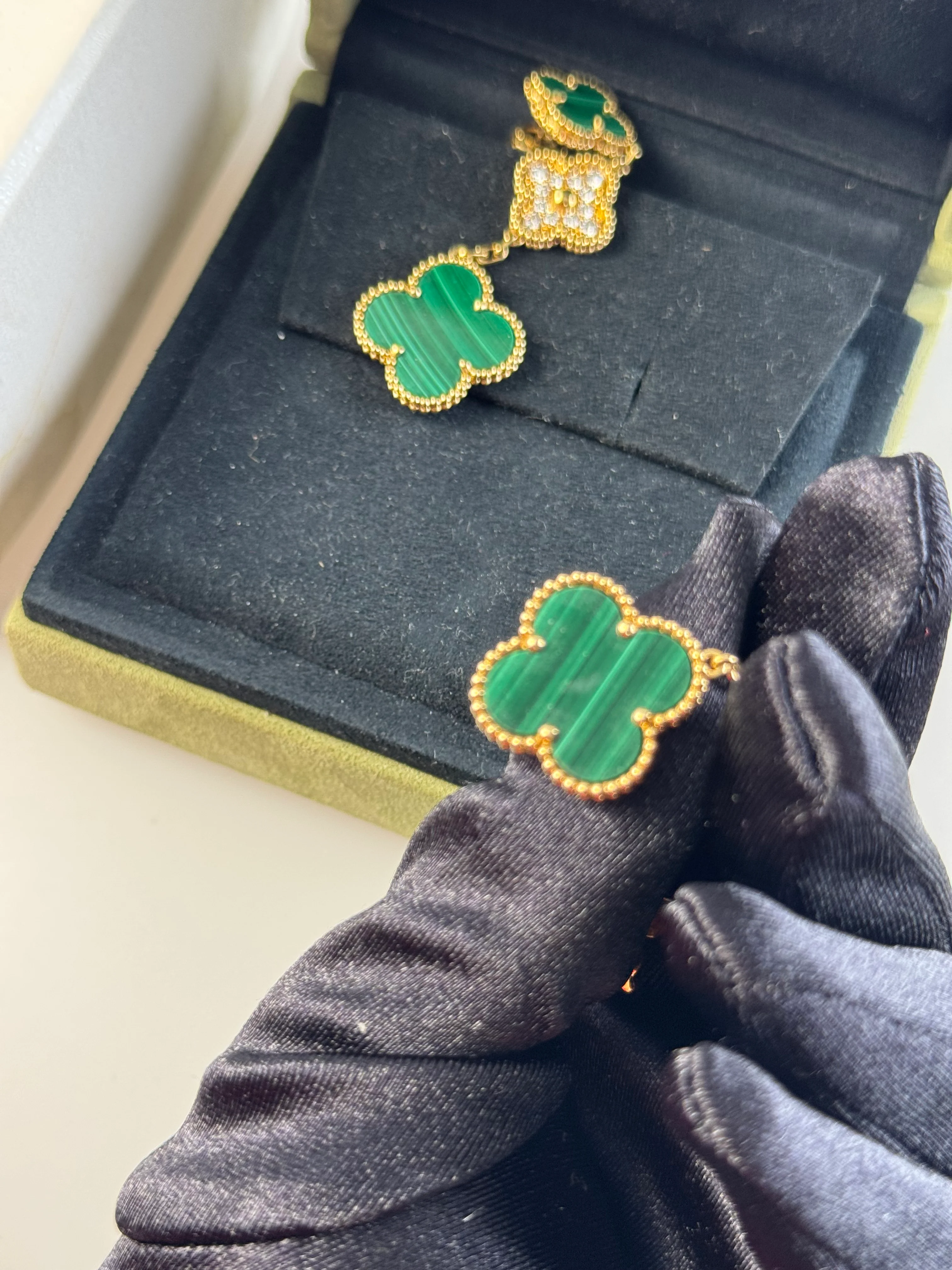 used-Van Cleef & Arpels Magic Alhambra earrings 3 motifs-MILOURA