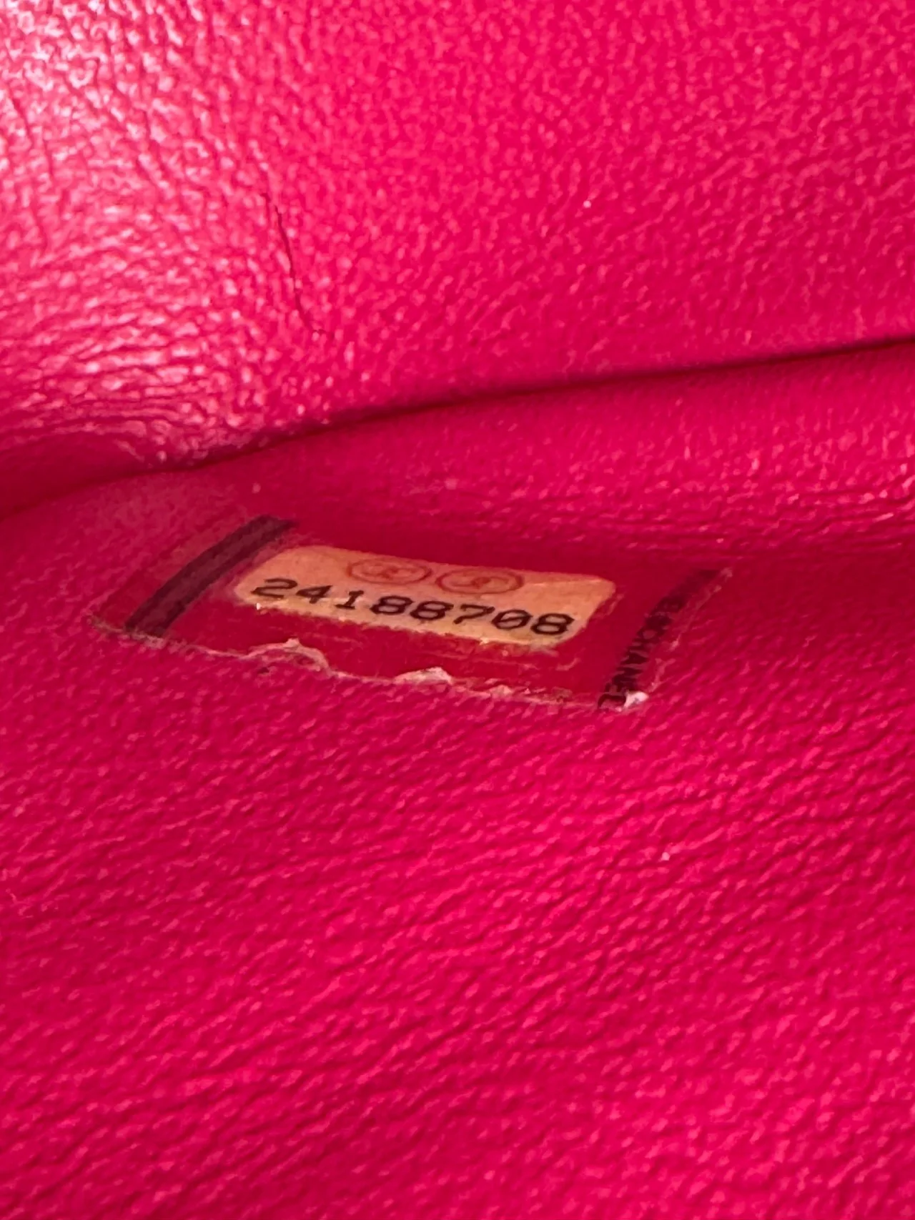 used-Chanel Pre-Owned mini Square Classic Chevron Flap Bag-MILOURA