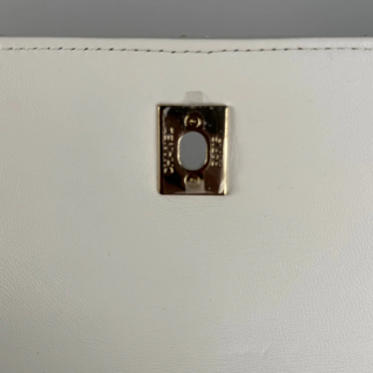 used-Chanel Trendy CC Bag in Lambskin Small White Diamond Quilted with Champagne Gold Hardware-MILOURA