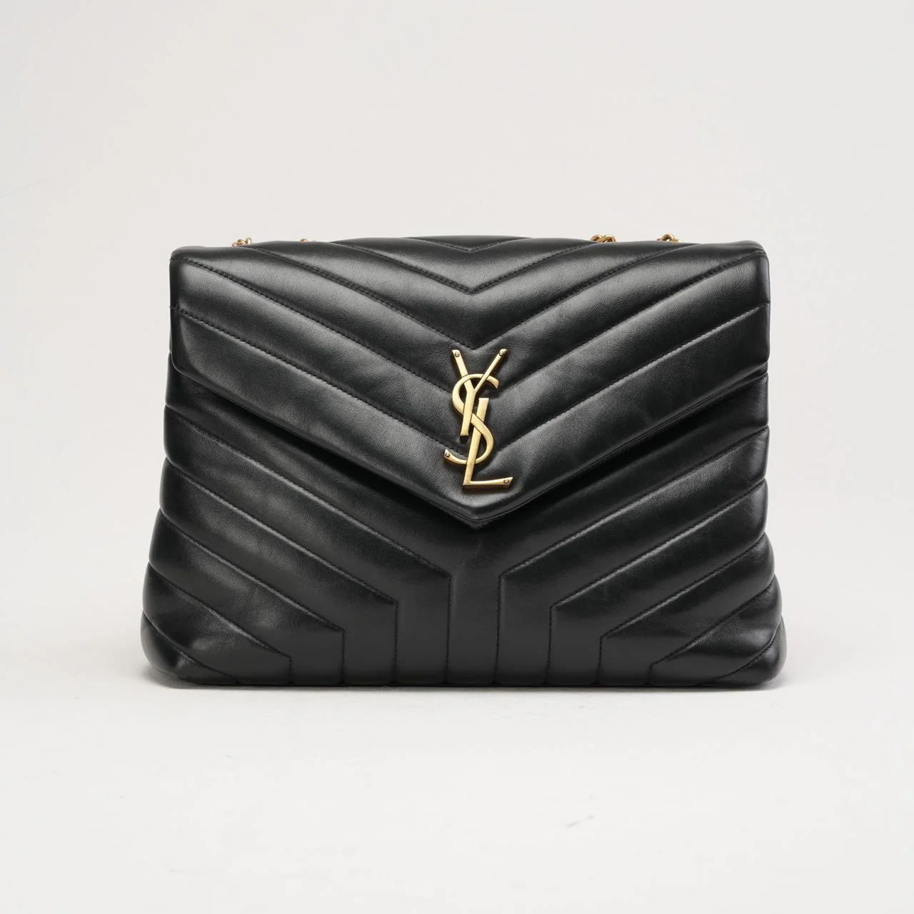 Saint Laurent Loulou Medium Leather Black 2020
