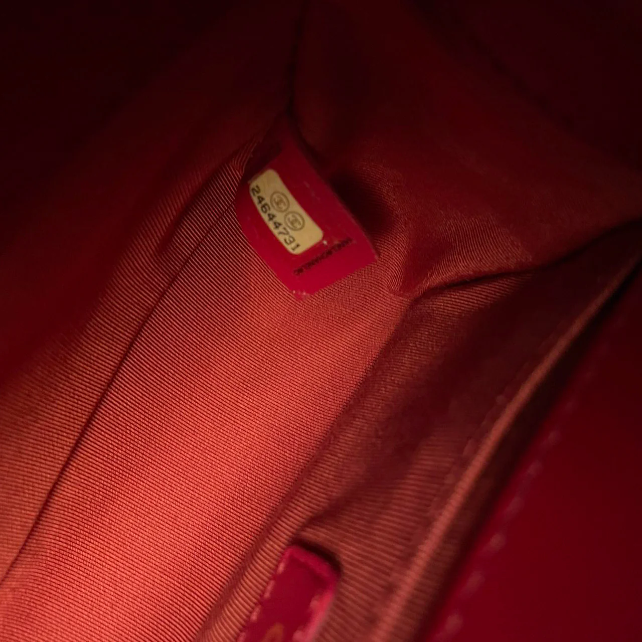 used-Chanel Quilted red Small Le Boy bag in Lambskin with Gold Hardware-MILOURA