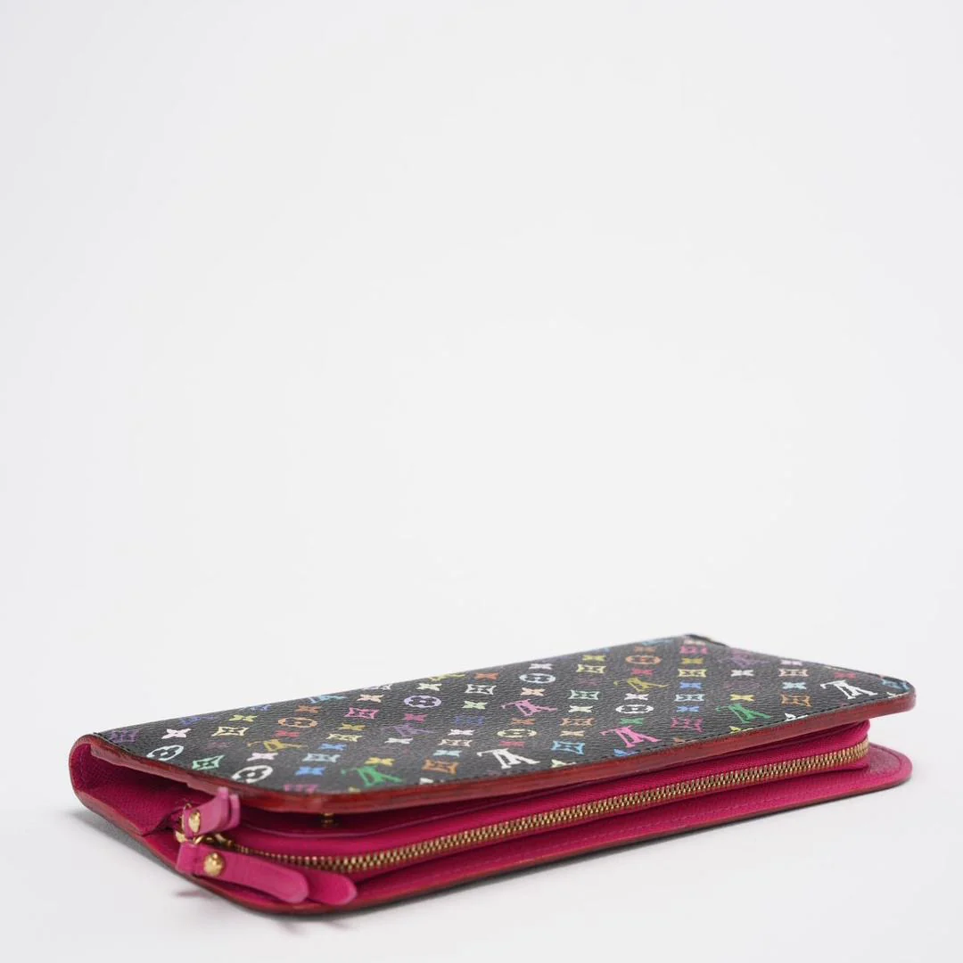 Louis Vuitton Black Monogram Insolite Wallet Multicolor