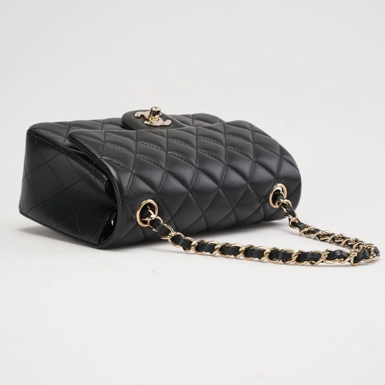 Chanel Black Mini Tangle Classic Flap Bag 2019