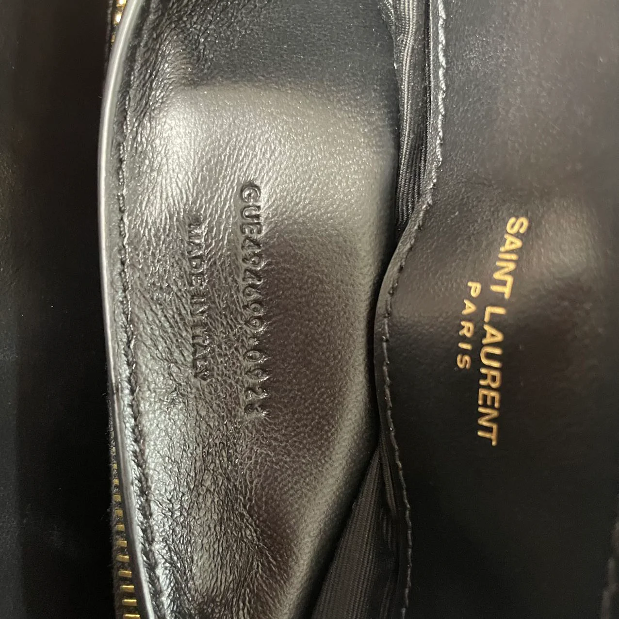 Saint Laurent Small LouLou Leather Black 2023