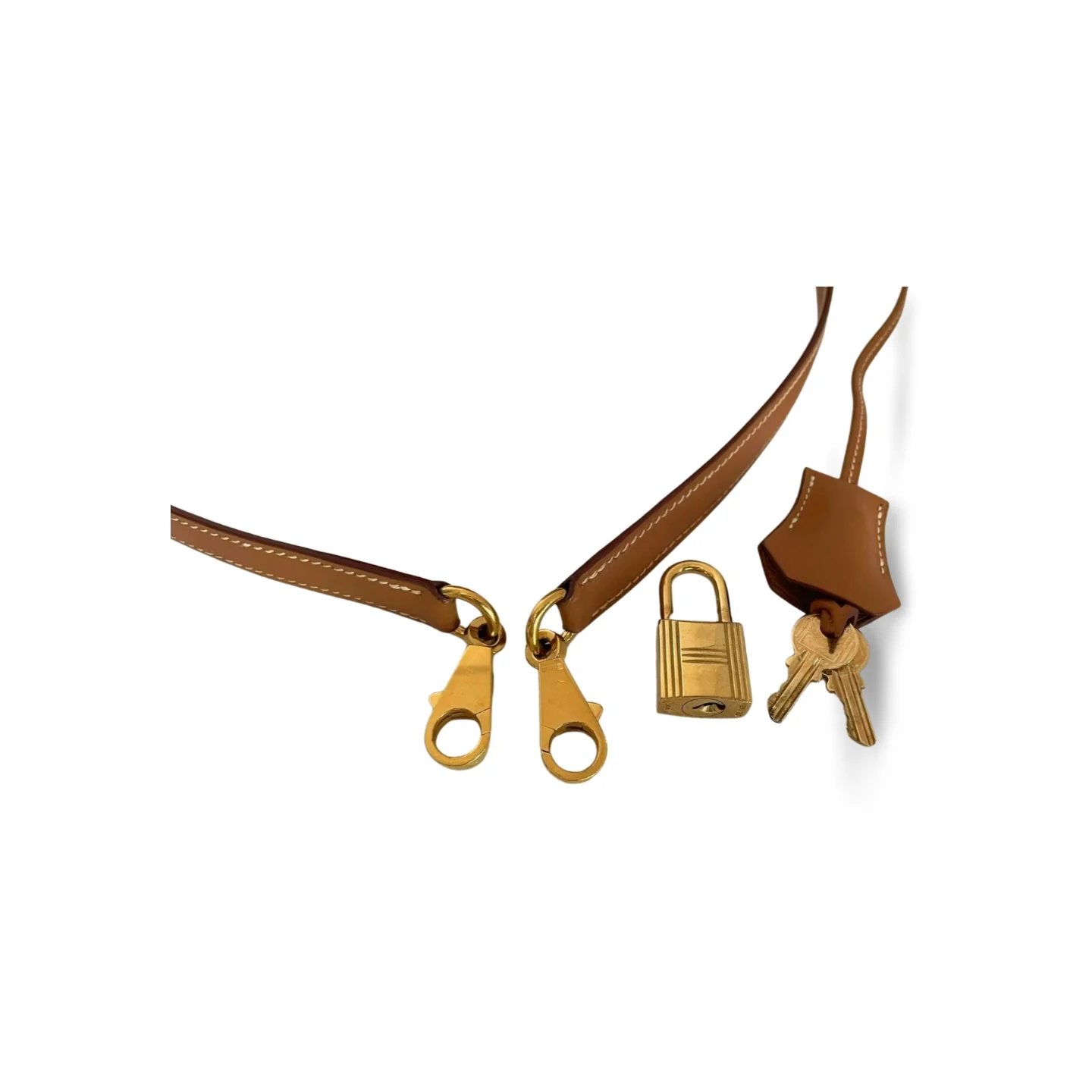 used-Hermes Kelly Bag 32cm In Gold Box Leather With Gold Hardware-MILOURA