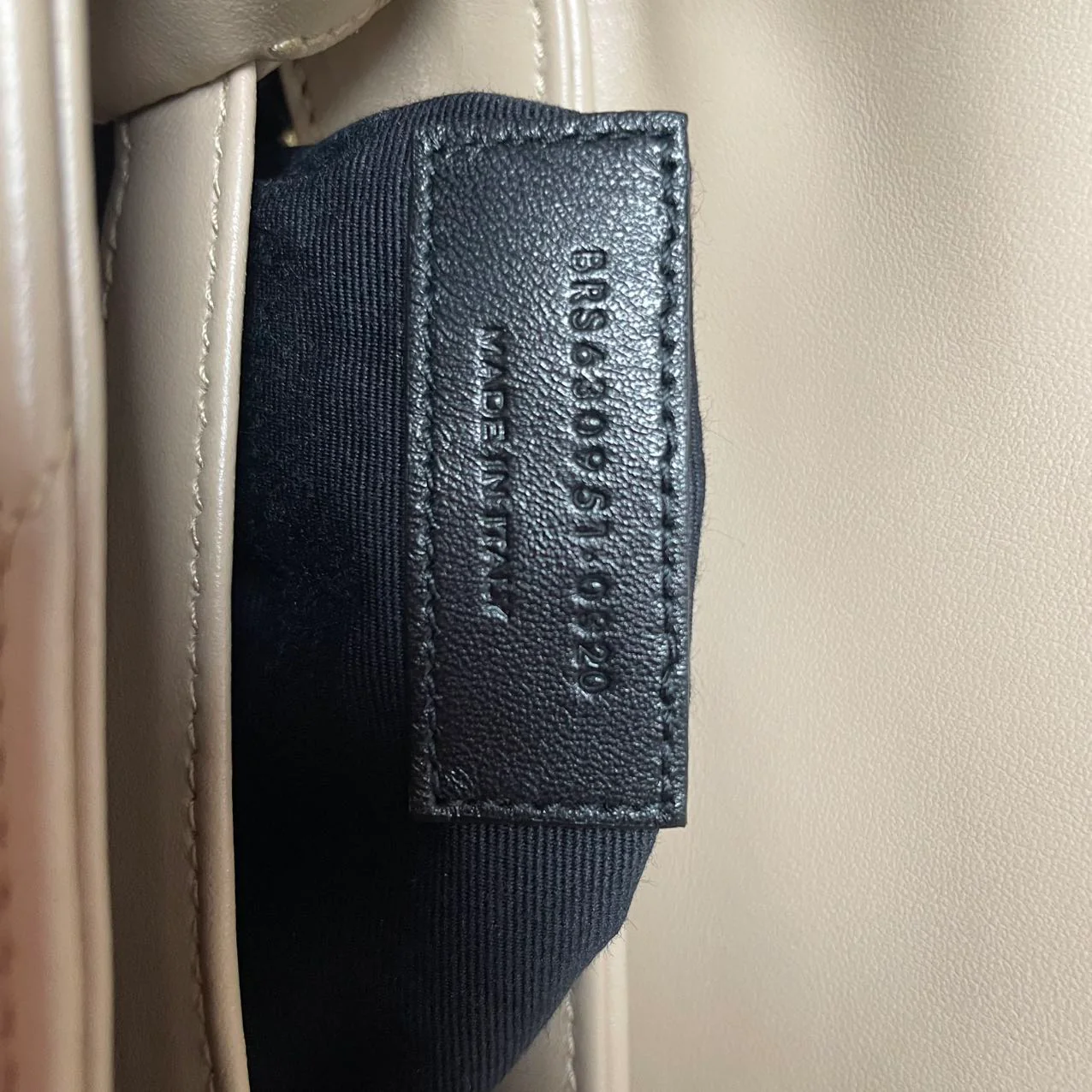 Saint Laurent LouLou Toy Crossbody Leather Dark Beige 2020