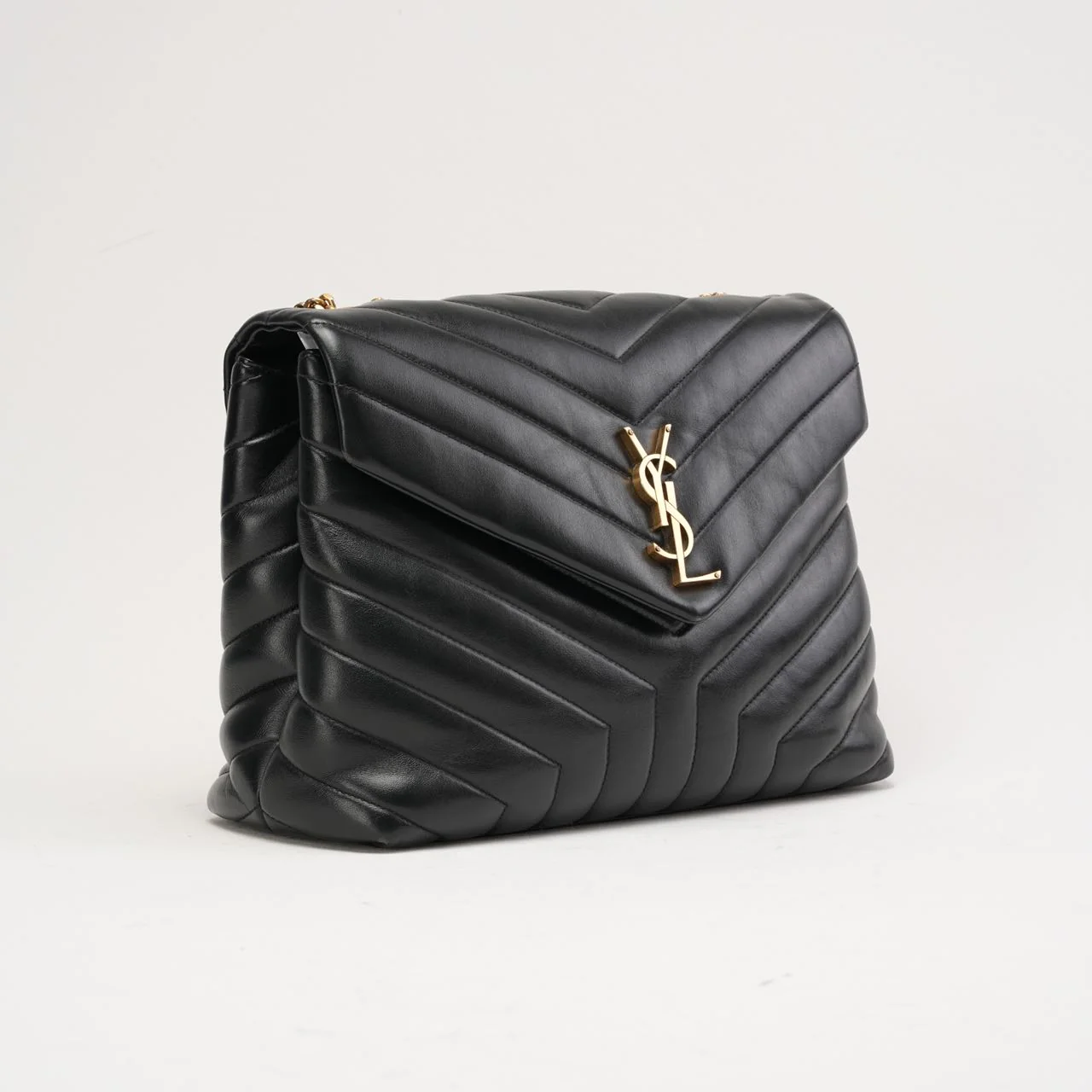 Saint Laurent Loulou Medium Leather Black 2020