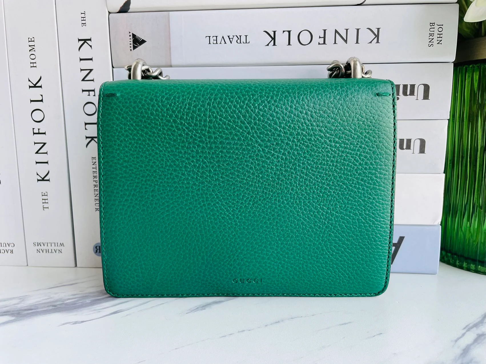used-Gucci Dionysus mini bag in emerald green-MILOURA