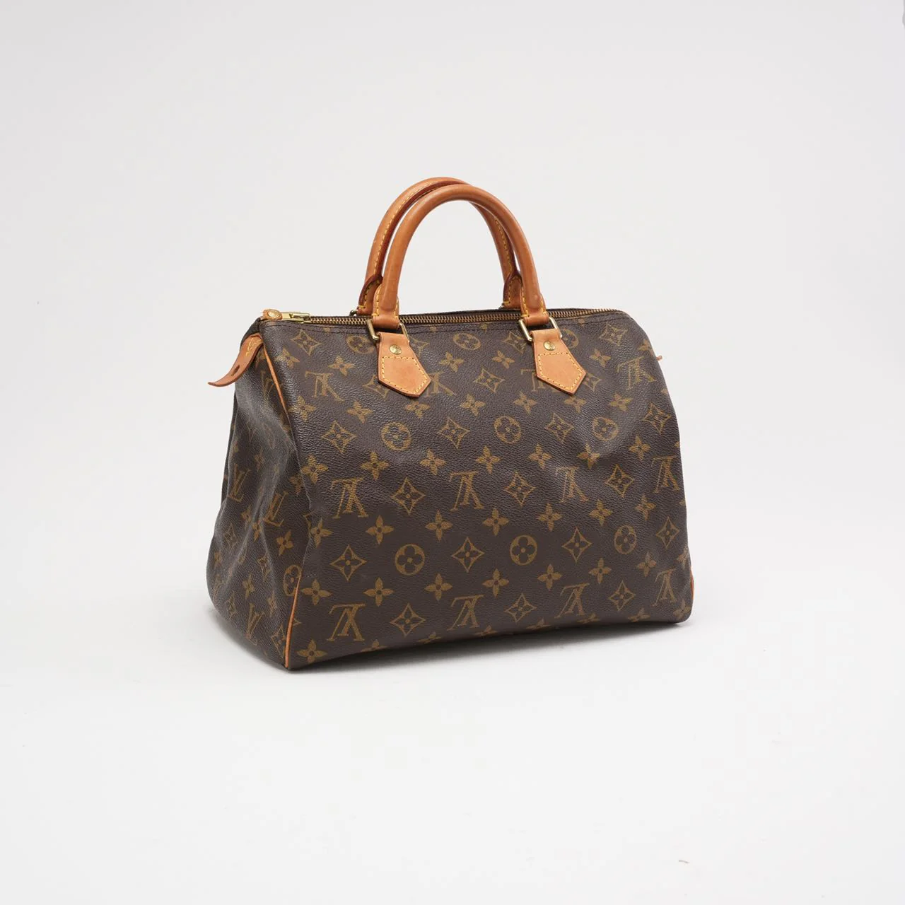 Louis Vuitton Speedy 30 Monogram Canvas Brown Bag 1999