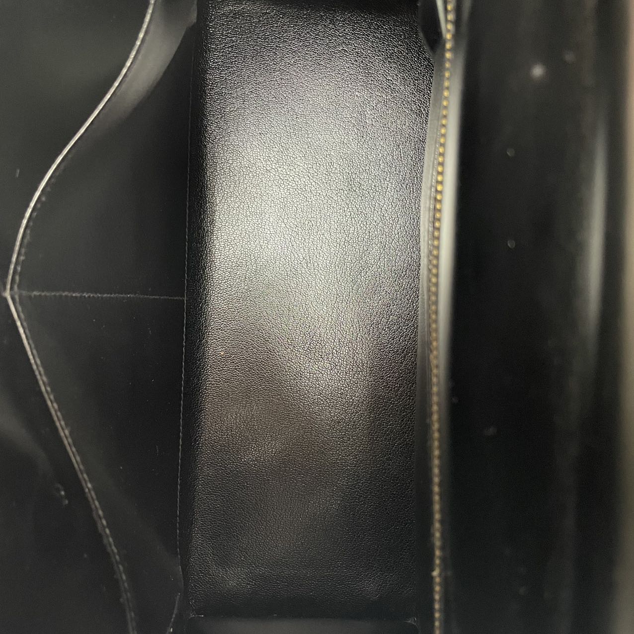 Hermès Vintage Black Kelly Sellier 32 Box Leather 1985