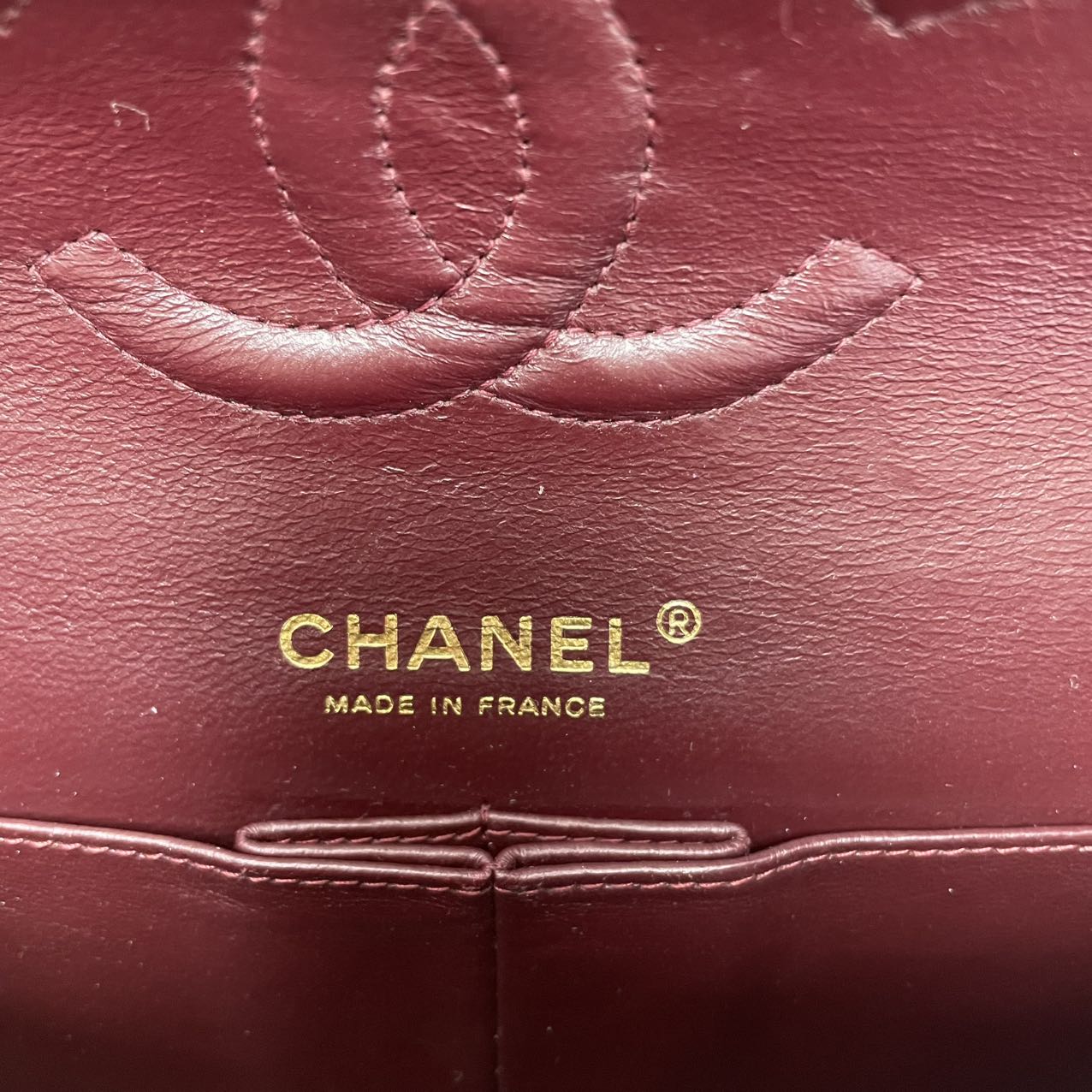 Chanel Classic Medium Double Flap Bag  Black Lambskin 2012