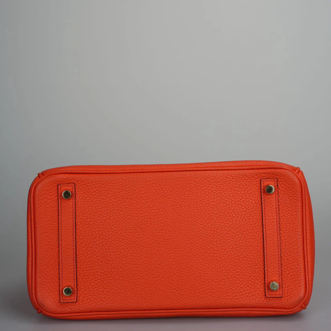 used-Hermes Birkin 30 Handbag in Orange Togo Leather with Gold Hardware-MILOURA