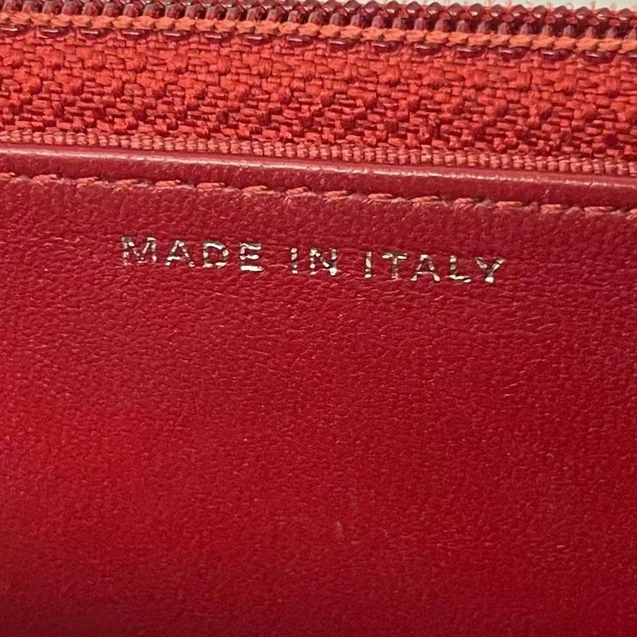 Chanel Red Wallet on Chain (WOC) Lambskin 2014