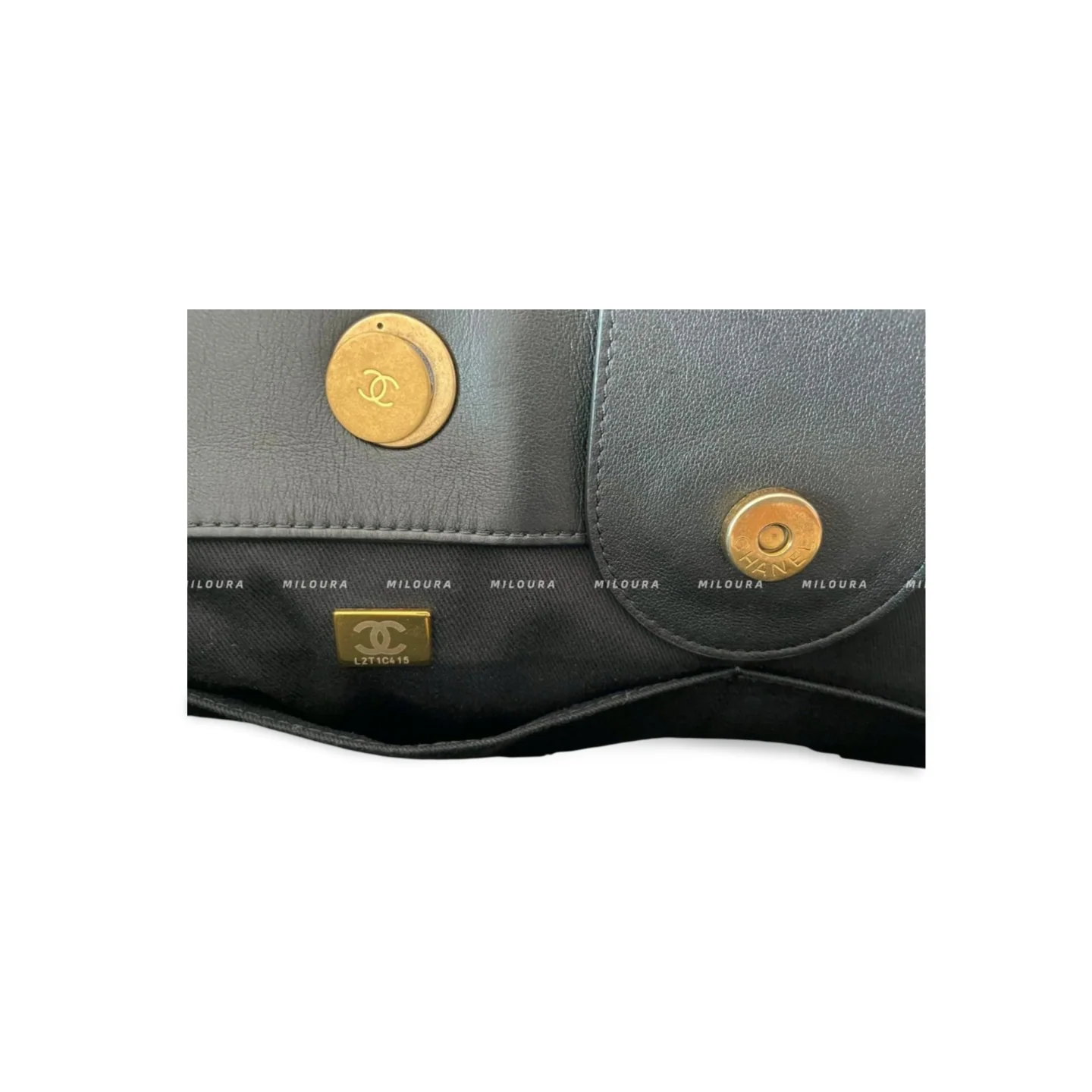 used-Chanel Black Large Deauville Tote Bag in Calfskin Leather Limited Edition-MILOURA