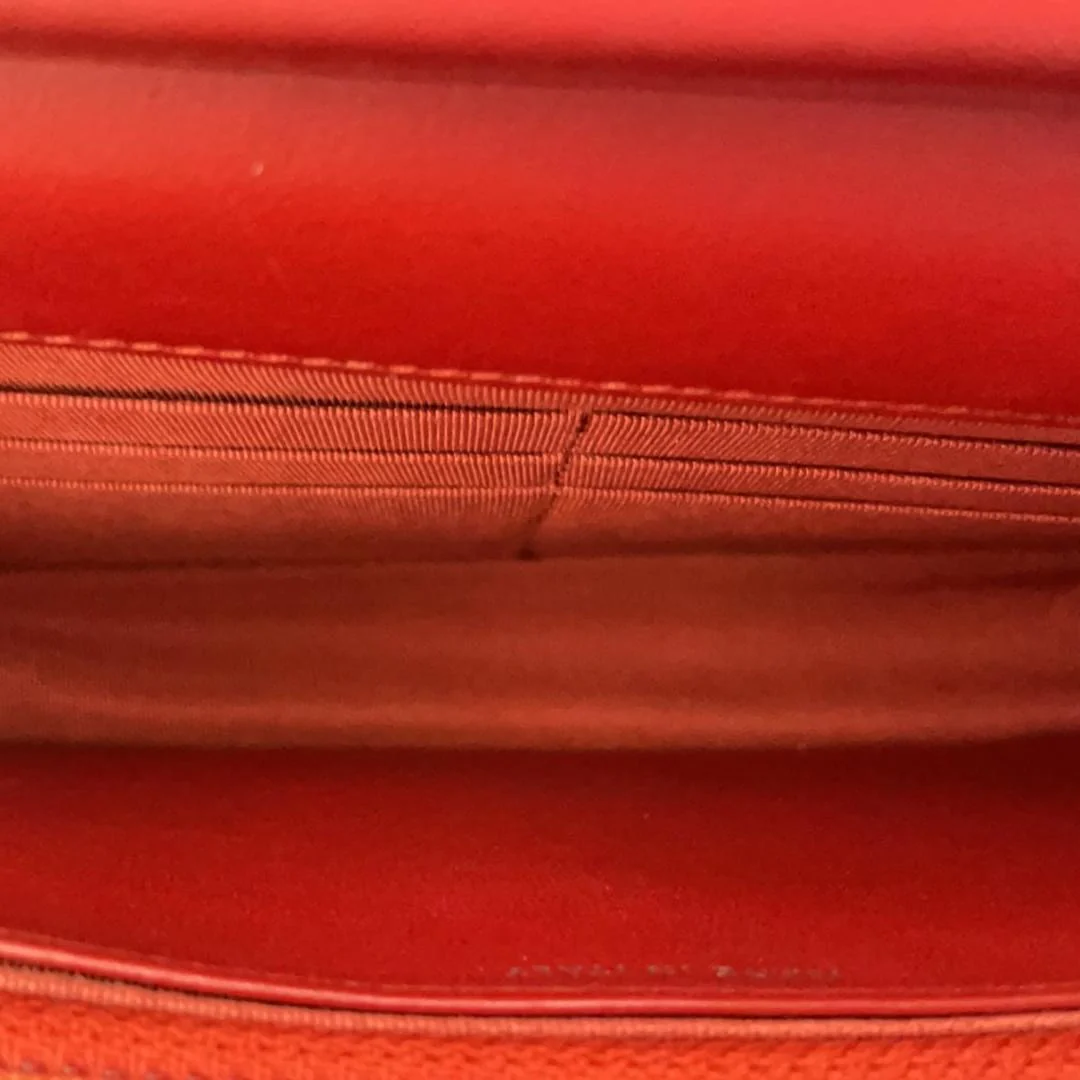 Chanel Red Wallet on Chain (WOC) Lambskin 2014