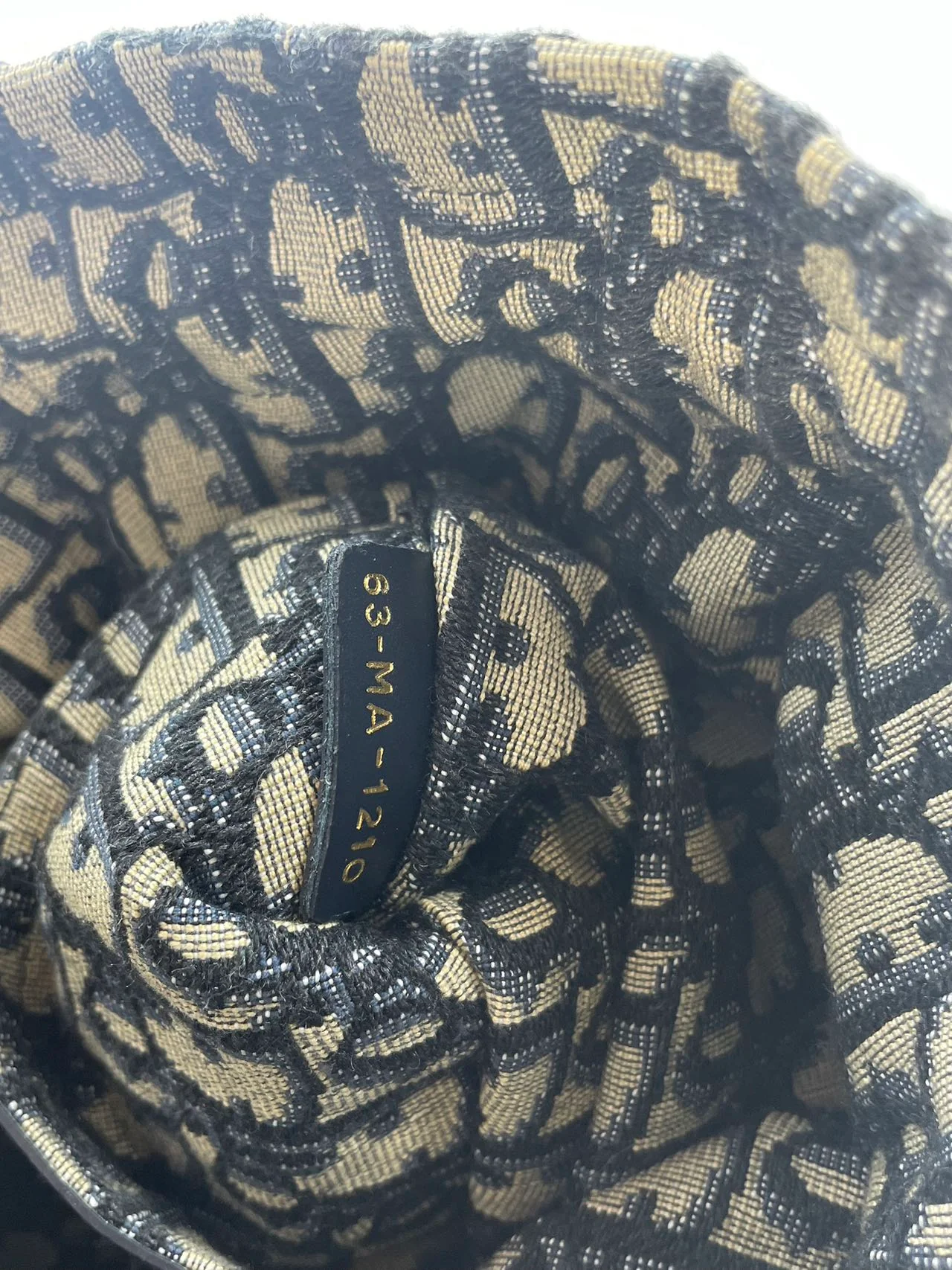 used-Dior Dioriviera Bucket Bag in Wicker and Blue Canvas With Gold Hardware-MILOURA