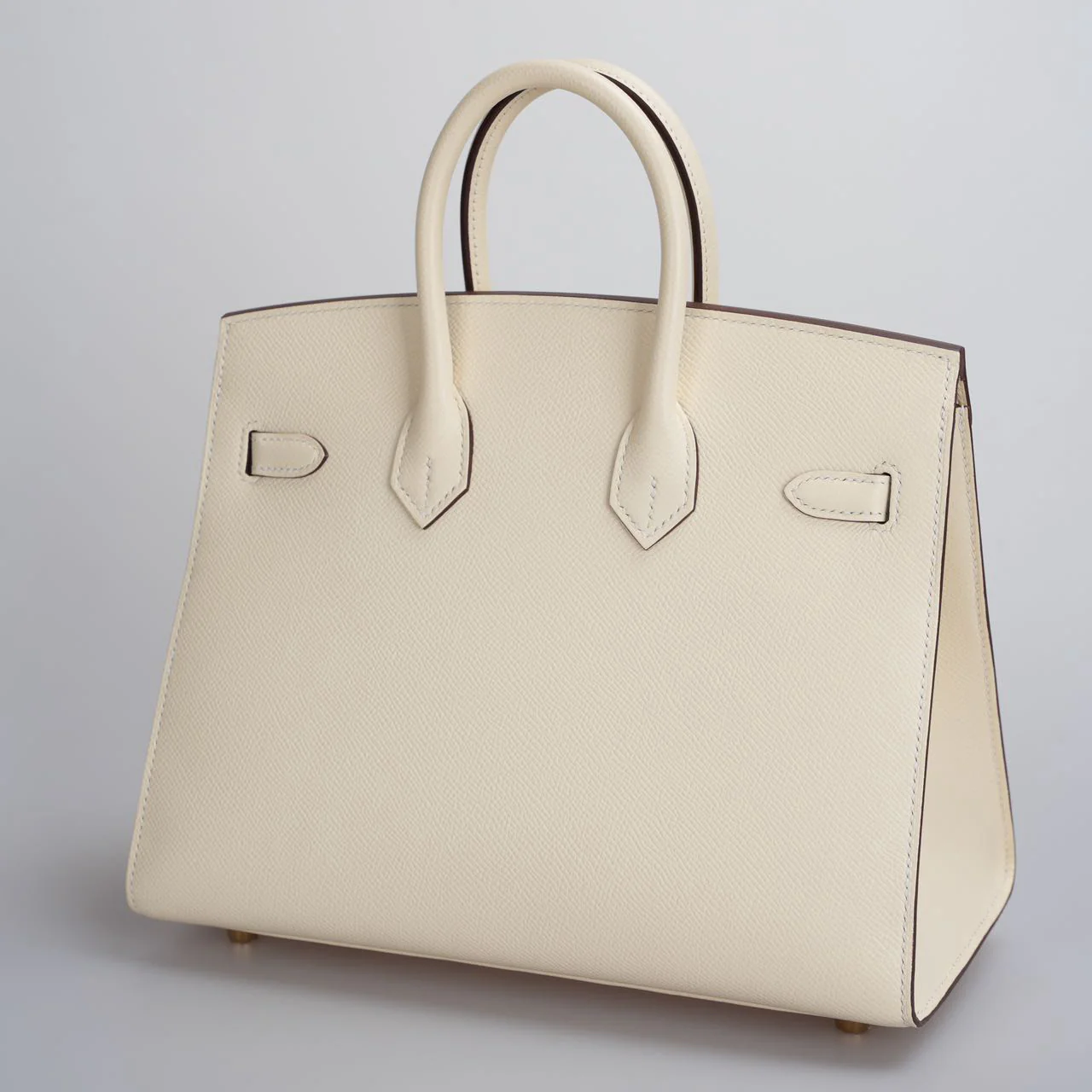 used-Hermes Birkin 25cm Sellier Bag in Nata Epsom Gold Hardware-MILOURA