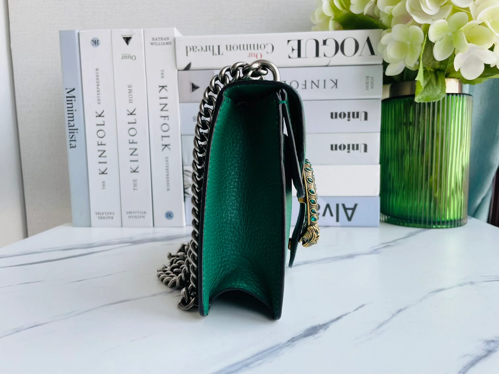used-Gucci Dionysus mini bag in emerald green-MILOURA