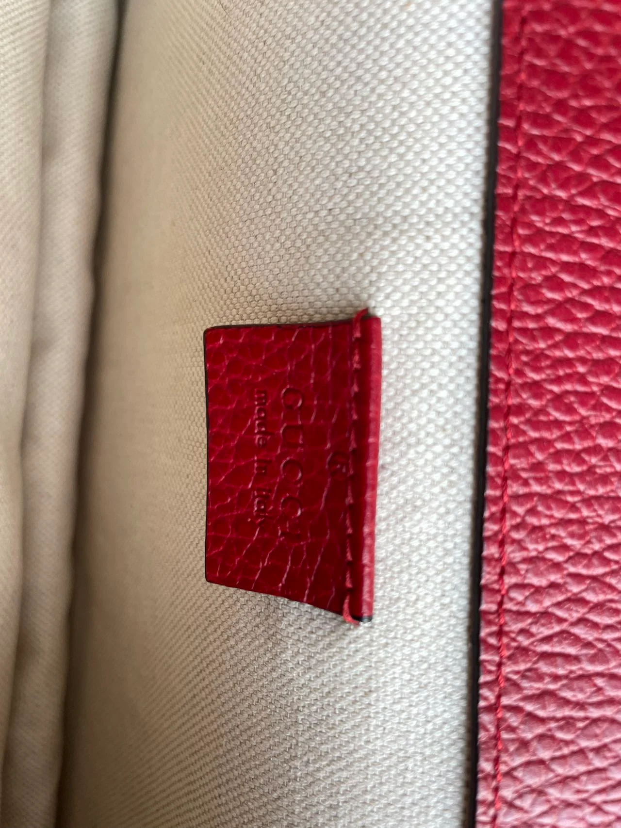 used-Gucci Dionysus small in red-MILOURA