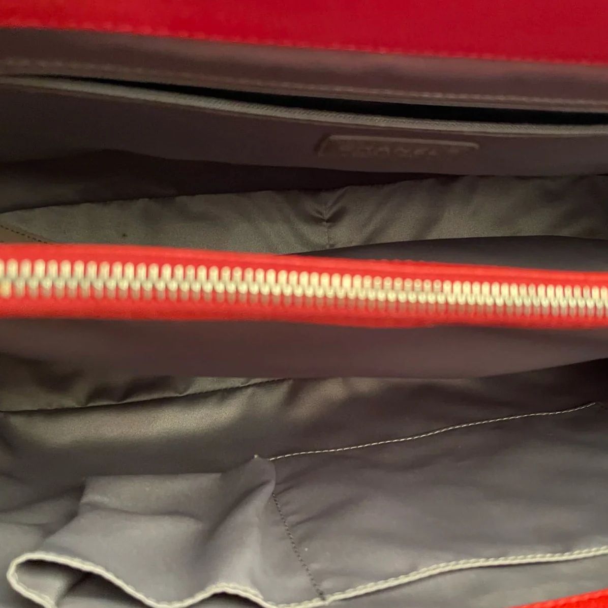 used-Chanel Large Grand Shopping Tote Red GST Bag in Caviar Leather with Silver Hardware XL size-MILOURA