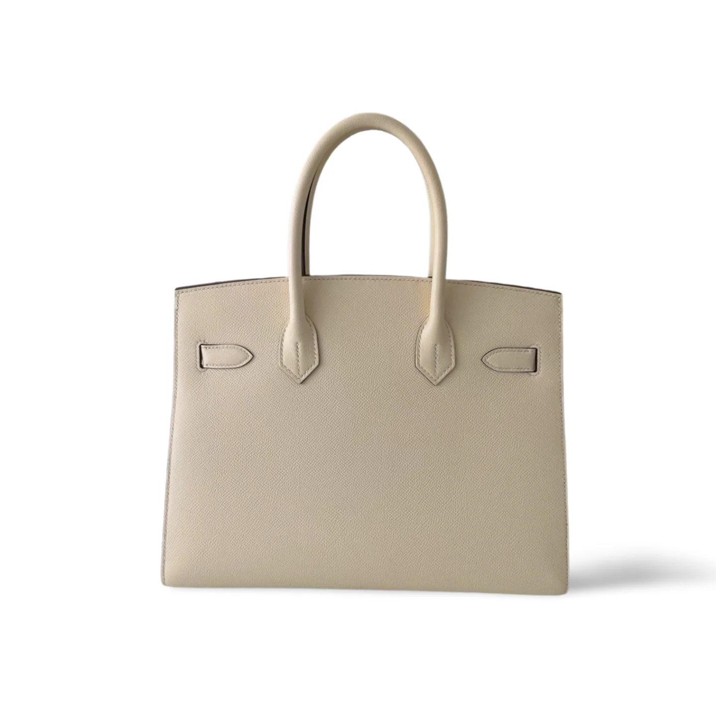 used-Hermes Birkin Bag 30cm Sellier in Nata Epsom Leather gold Hardware-MILOURA