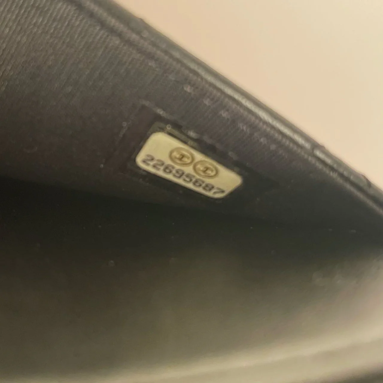 used-Chanel Trendy CC Wallet On Chain WOC Black Lambskin Gold Hardware-MILOURA