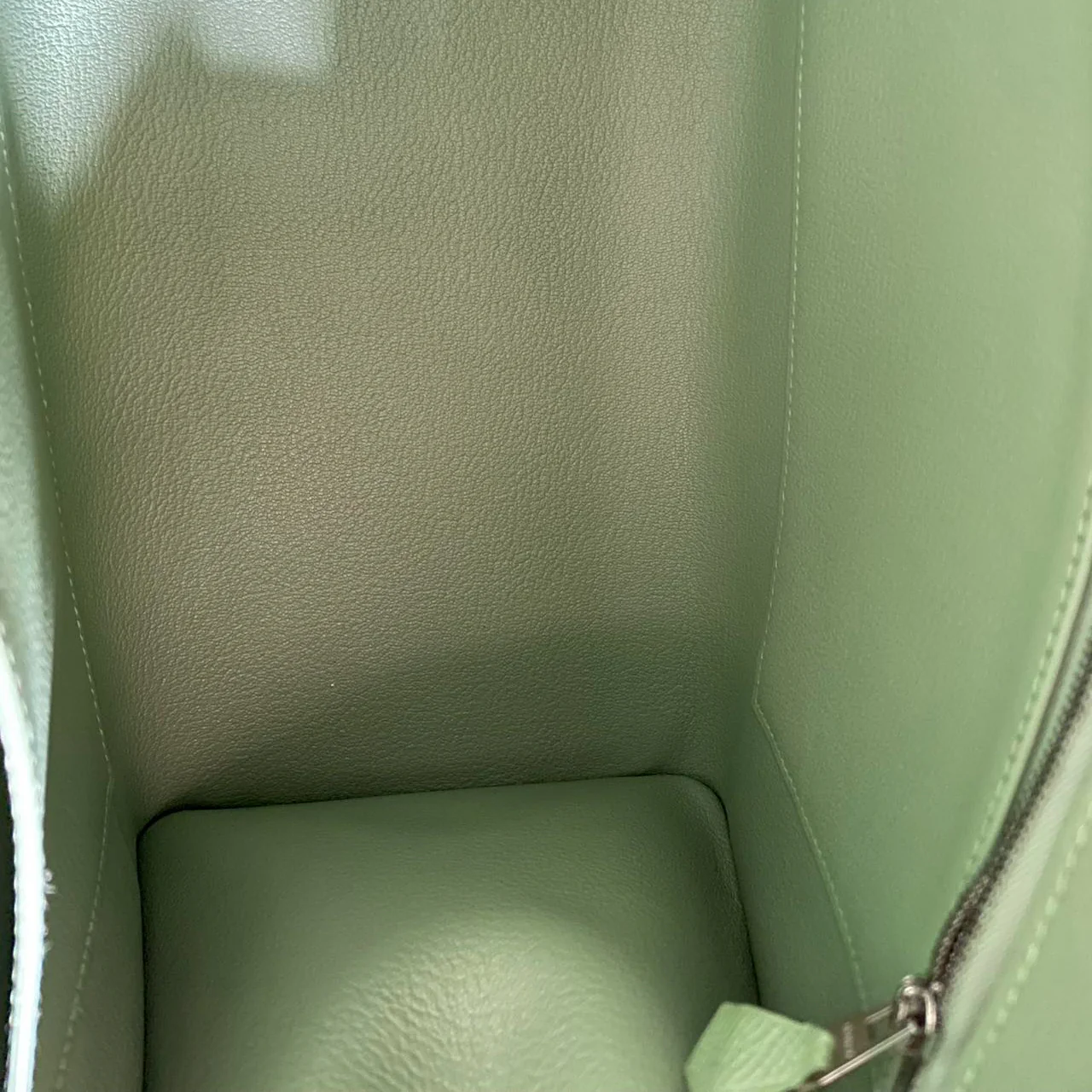 used-Hermes Birkin 30 Seiller Vert Avocado Green Epsom Leather with Palladium Hardware-MILOURA