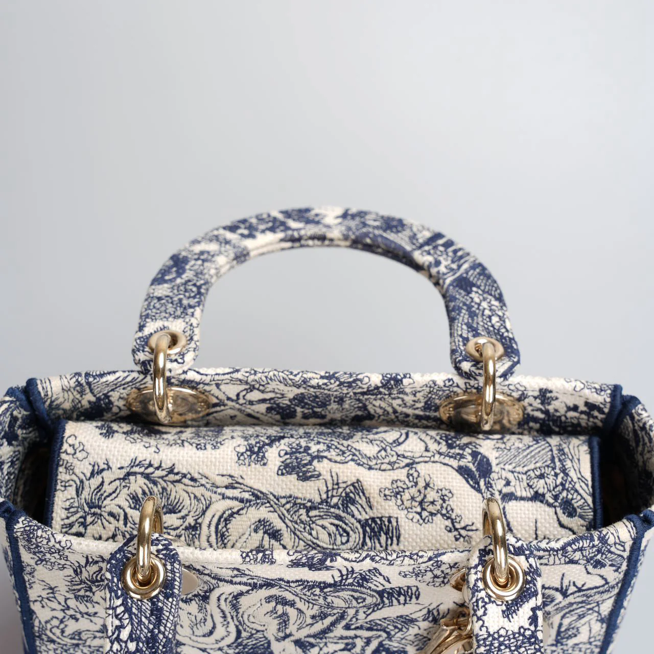 used-Christian Dior Lady Dior D-Lite Bag Medium-MILOURA