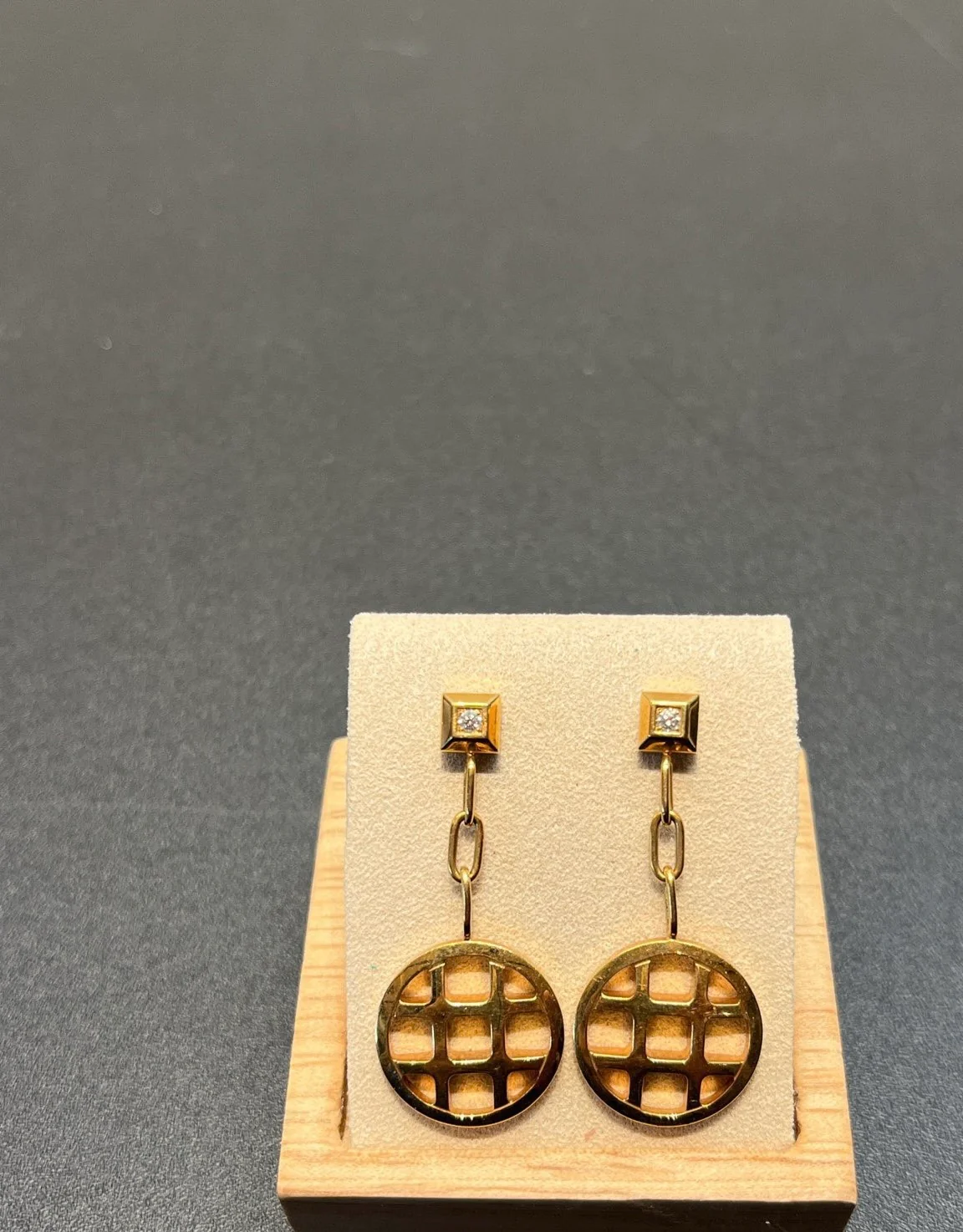 used-Cartier earrings pasha de Cartier with diamonds-MILOURA