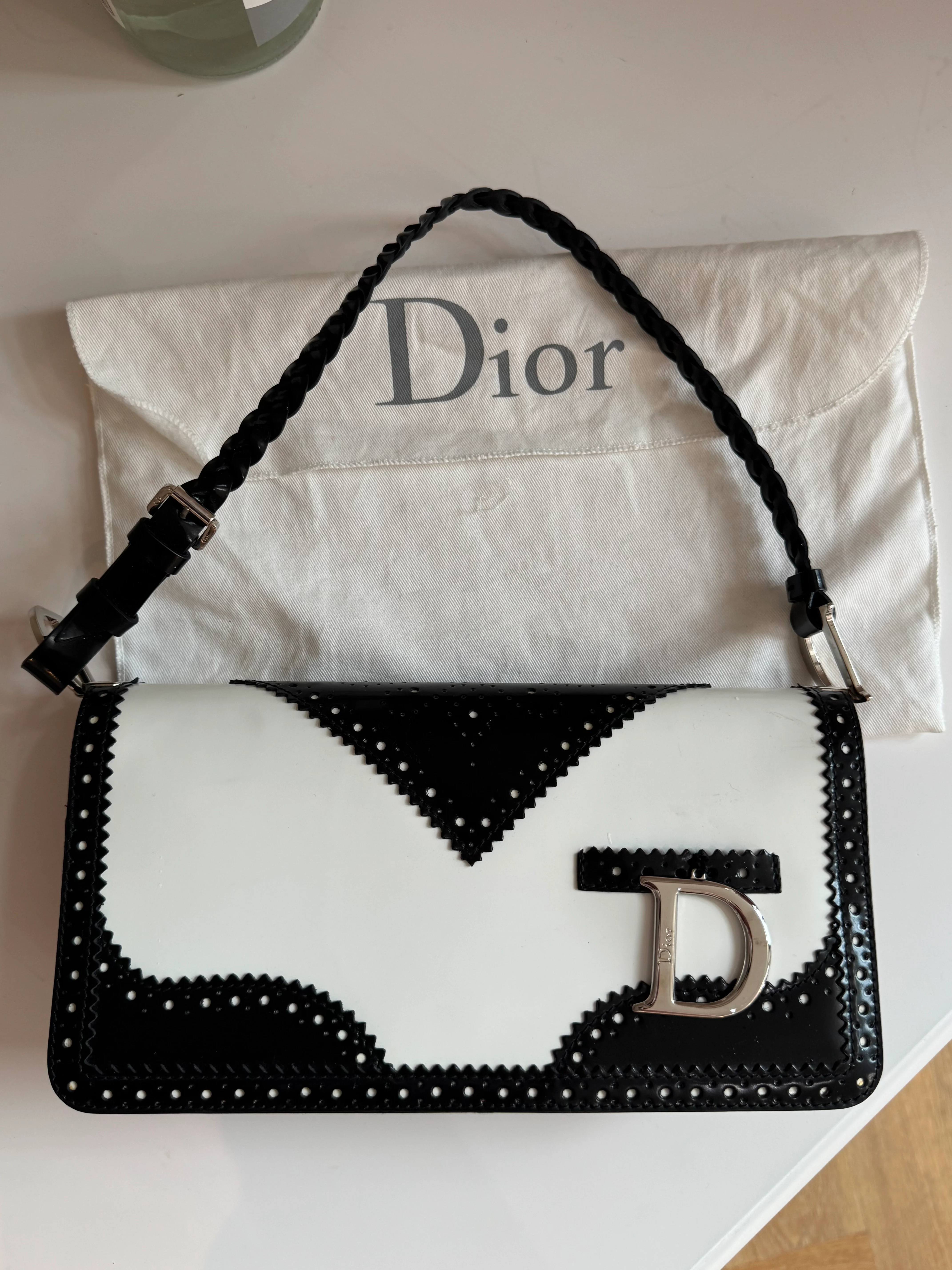 Christian Dior D trick Baguette Tasche as