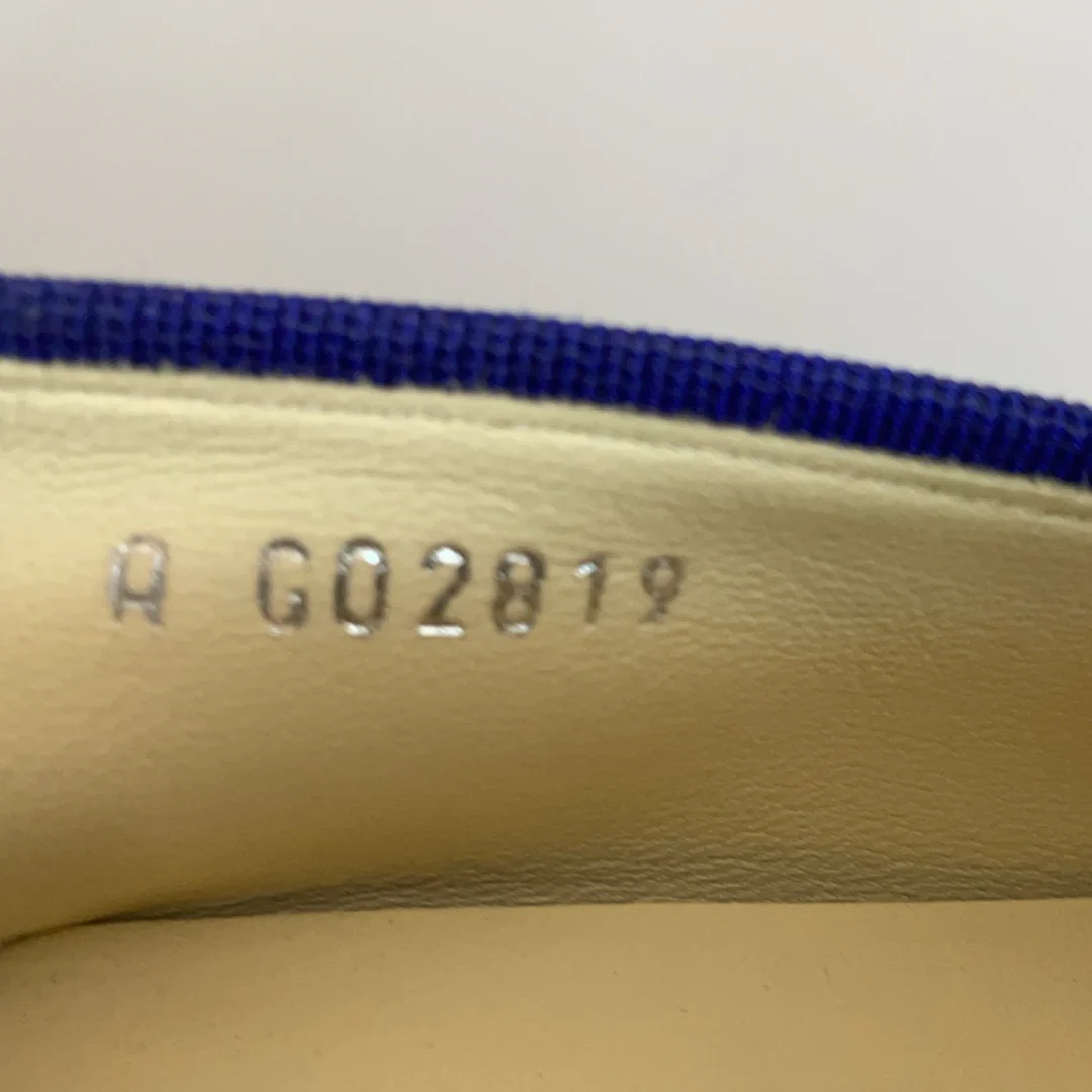 used-Chanel Ballet Flats in Blue/Black Size 36-MILOURA