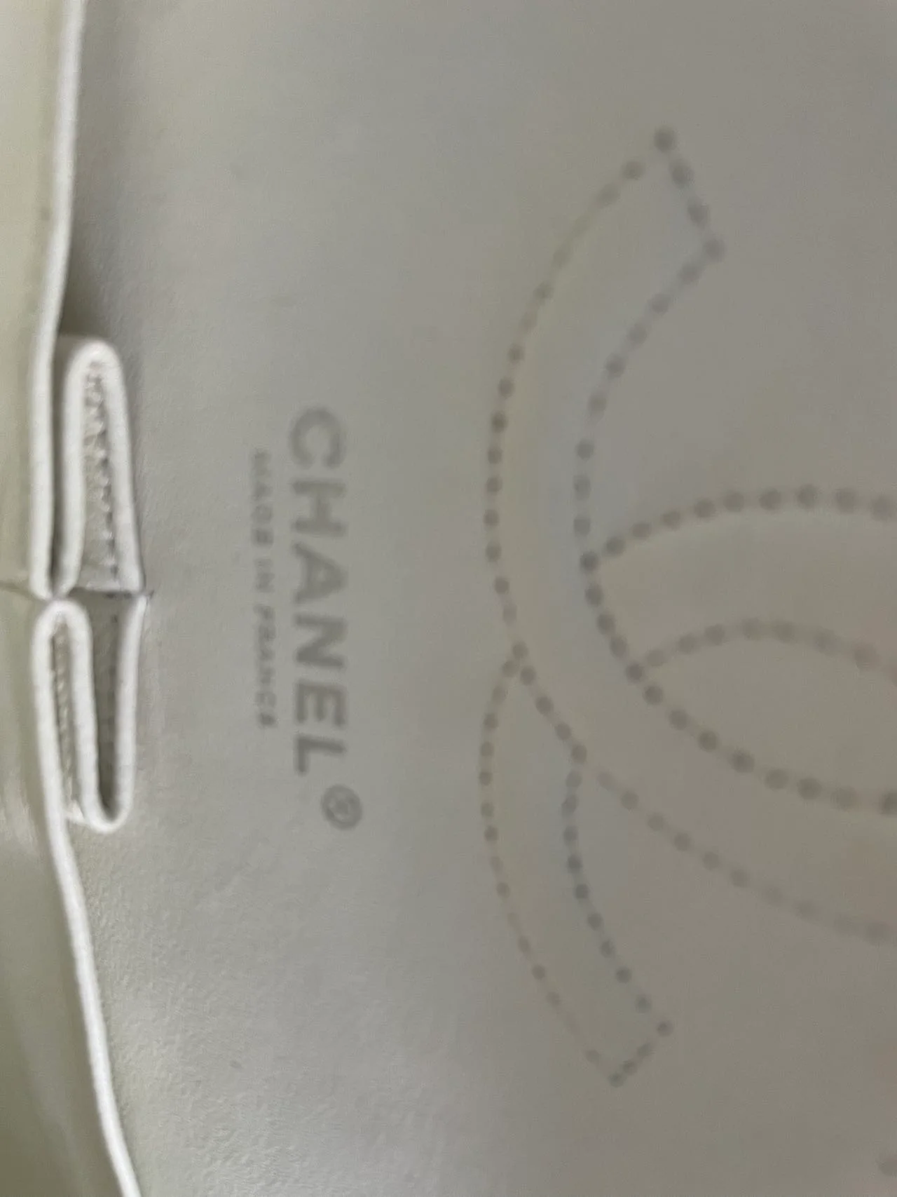 Chanel White Classic Flap Bag in medium Caviar Leather with Silver Hardware