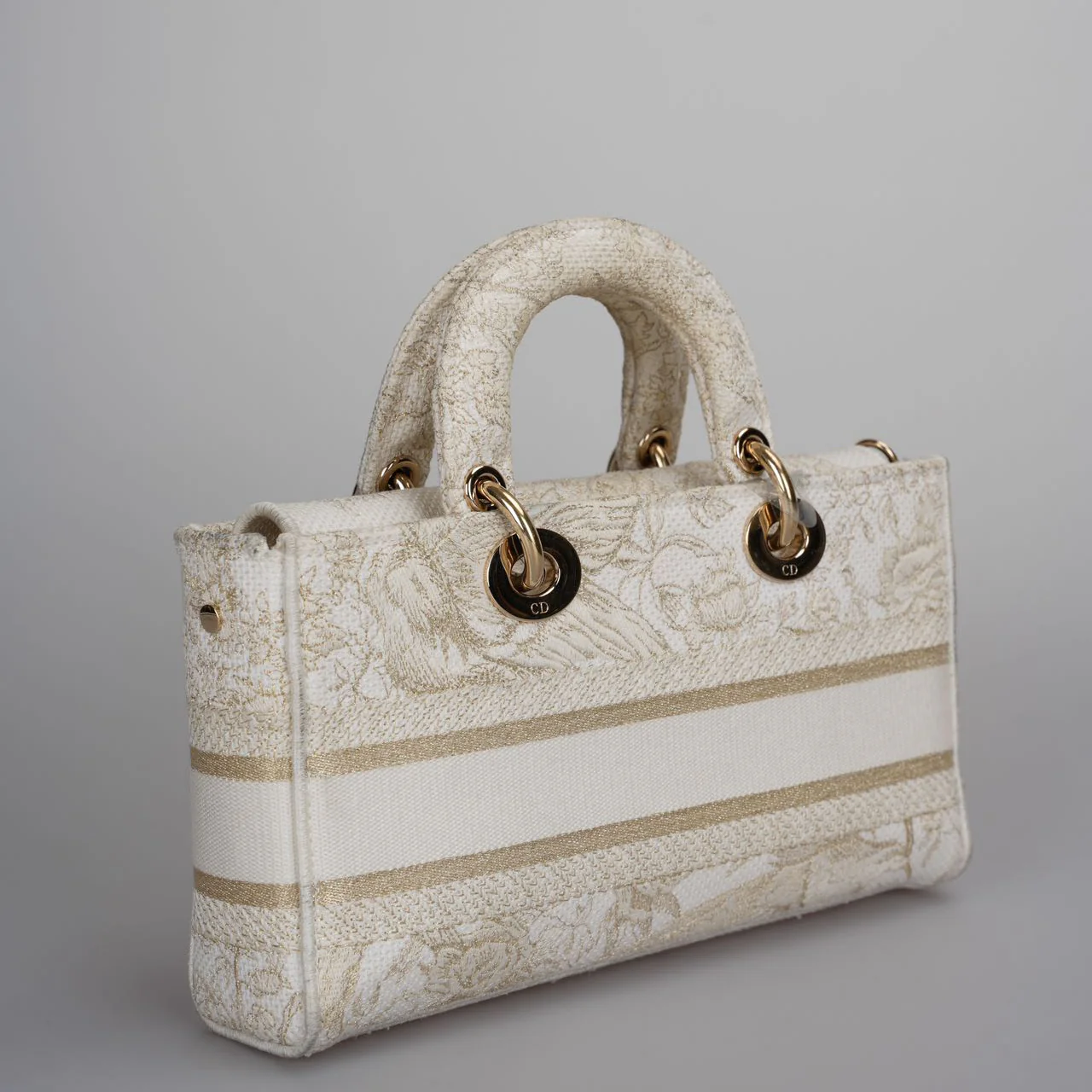 used-Christian Dior Lady D-Joy Bag in Beige-MILOURA